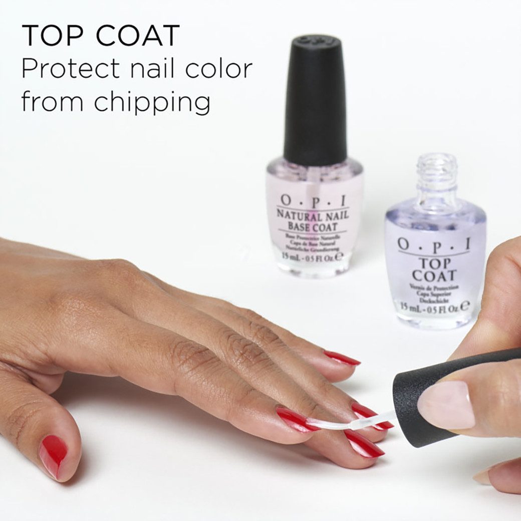 OPI Überlack Nail Lacquer Top Coat, maximaler Glanz, Schutz & längerer Halt für jede OPI Maniküre