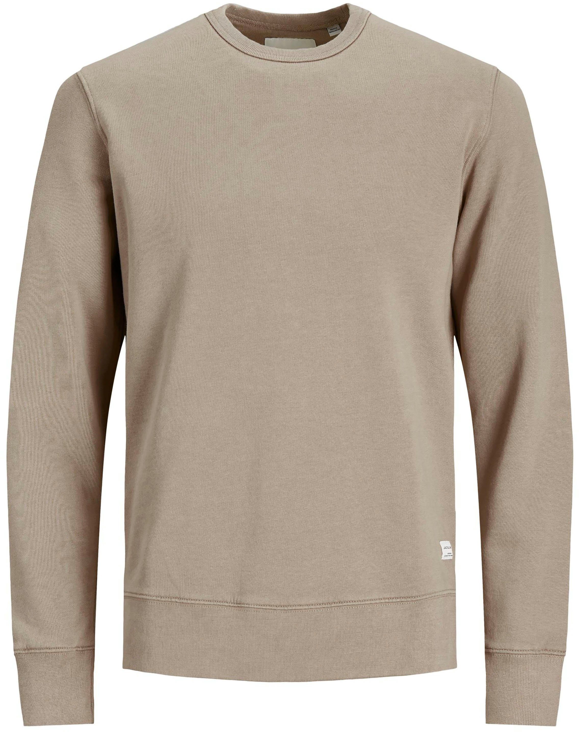 Herren Pullover Jack & Jones Sweatshirt ORGANIC BASIC SWEAT
