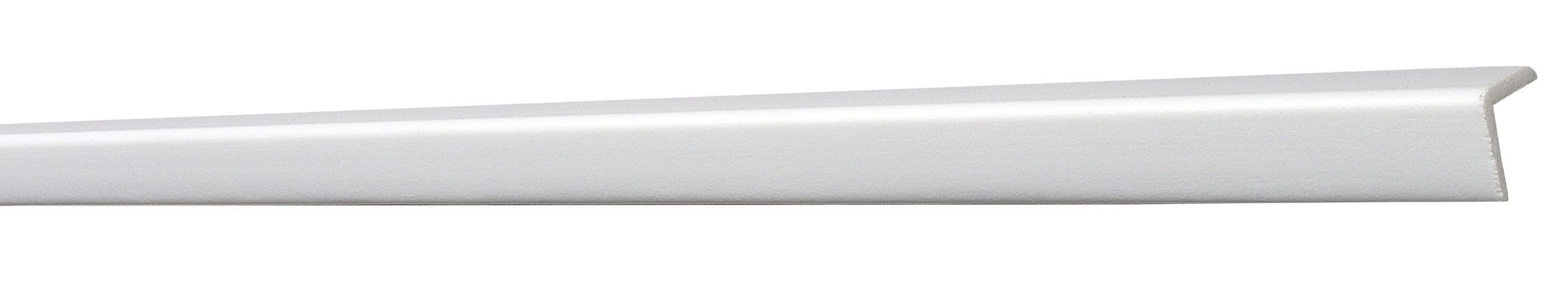Decosa Zierleiste Decosa Winkelprofil WP20, weiß, 20 x 20 mm, Länge: 2 m, Kleben, Polystyrol (Styropor), 1-St., Schlag- und stoßfest