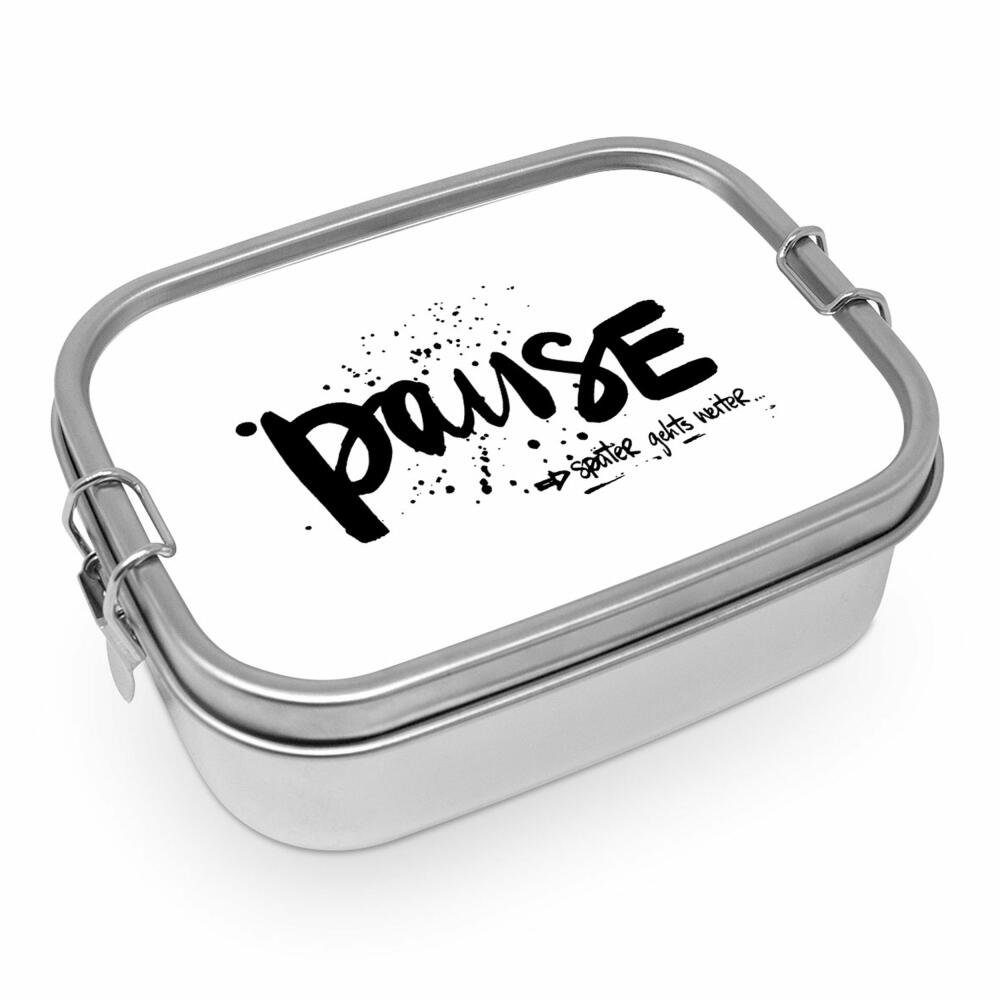 PPD Lunchbox Pause Steel 900 ml, Edelstahl
