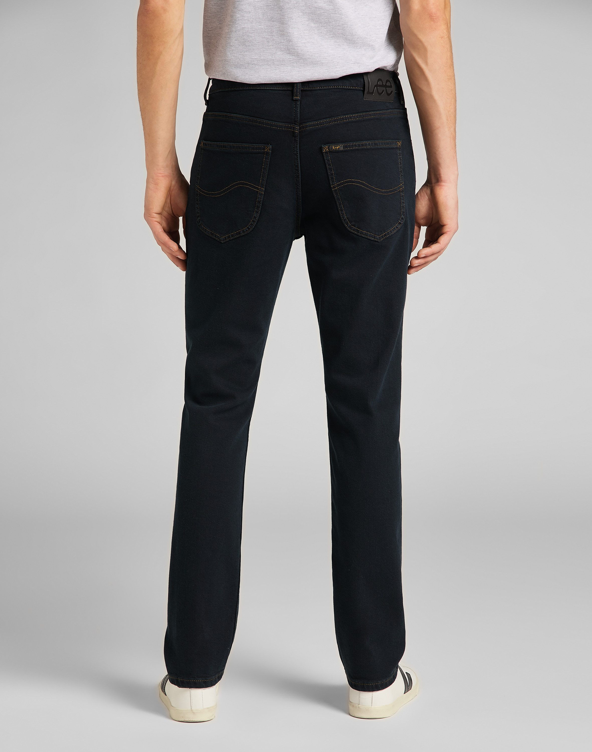 Lee® 5-Pocket-Jeans LEE BROOKLYN STRAIGHT blue black 112140134