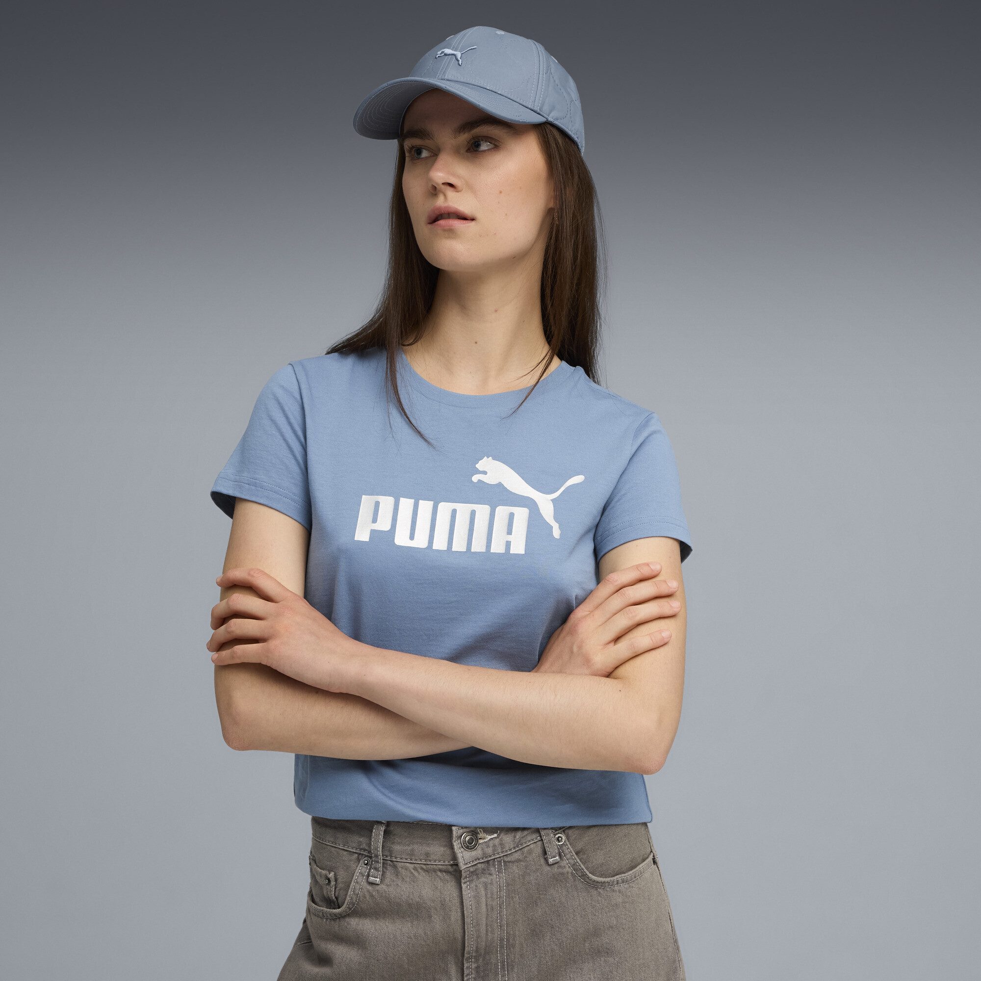 PUMA T-Shirt ESS METALLIC No. 1 Logo T-Shirt Damen günstig online kaufen