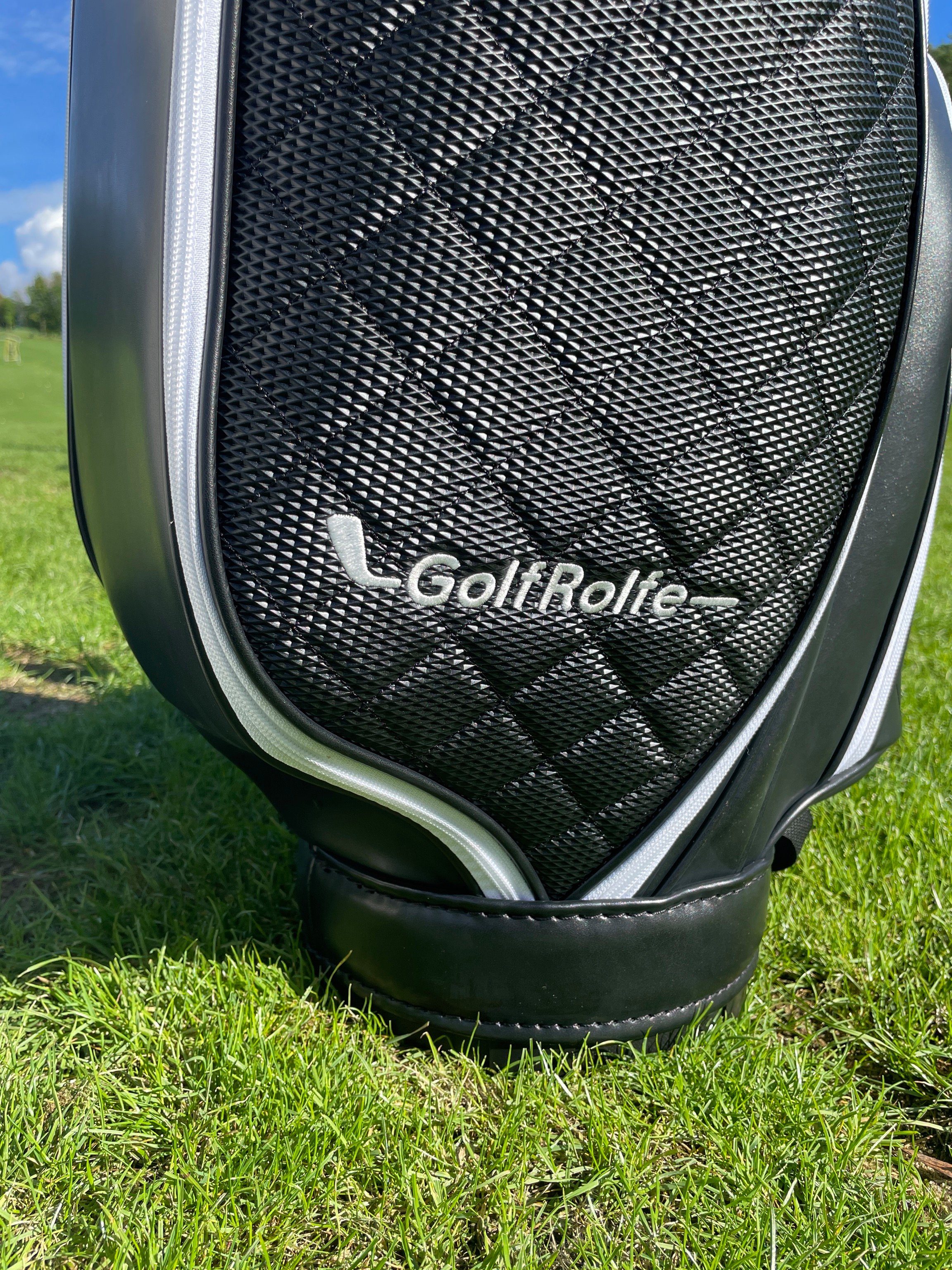 - Golfbag Caddybag Design GolfRolfe Golfballtasche Golftasche 14286 GolfRolfe schwarz