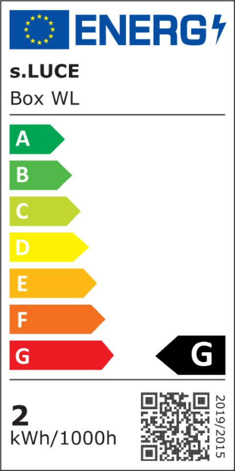 s.luce Einbauleuchte LED Weiß, Box 60lm Wandeinbauleuchte Warmweiß