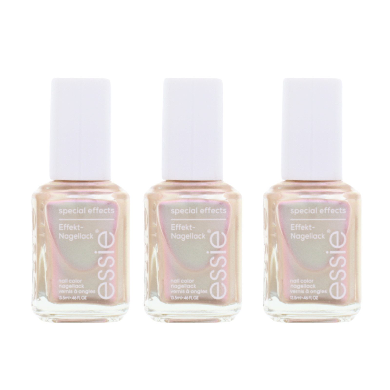 Nagellack 3x Essie Special Effects Gilded Galaxy mit Chrompartikeln Nr.17 Nagell