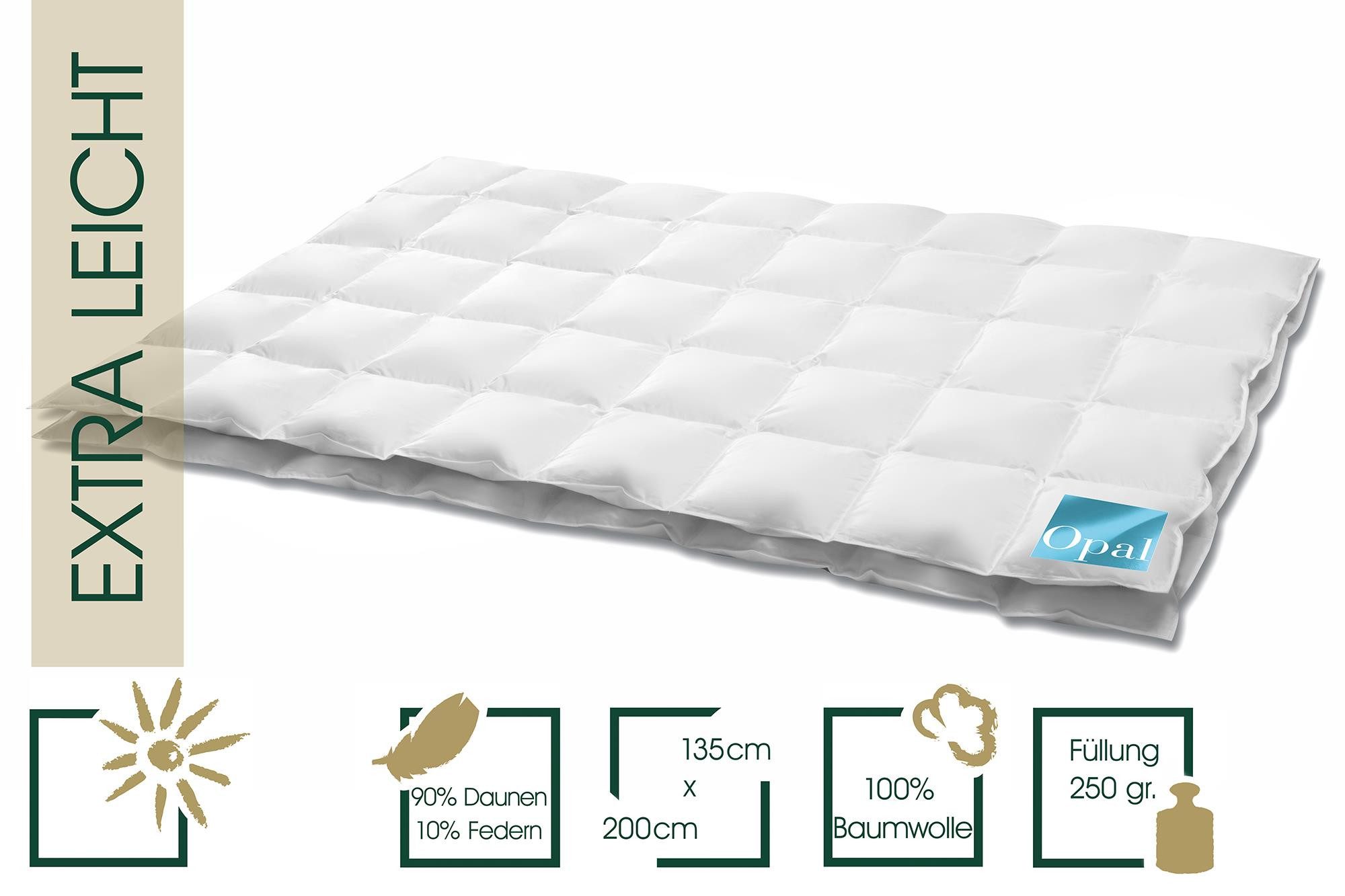 HANSKRUCHEN Daunenbettdecke OPAL, Füllung: 90% Daunen, günstig online kaufen