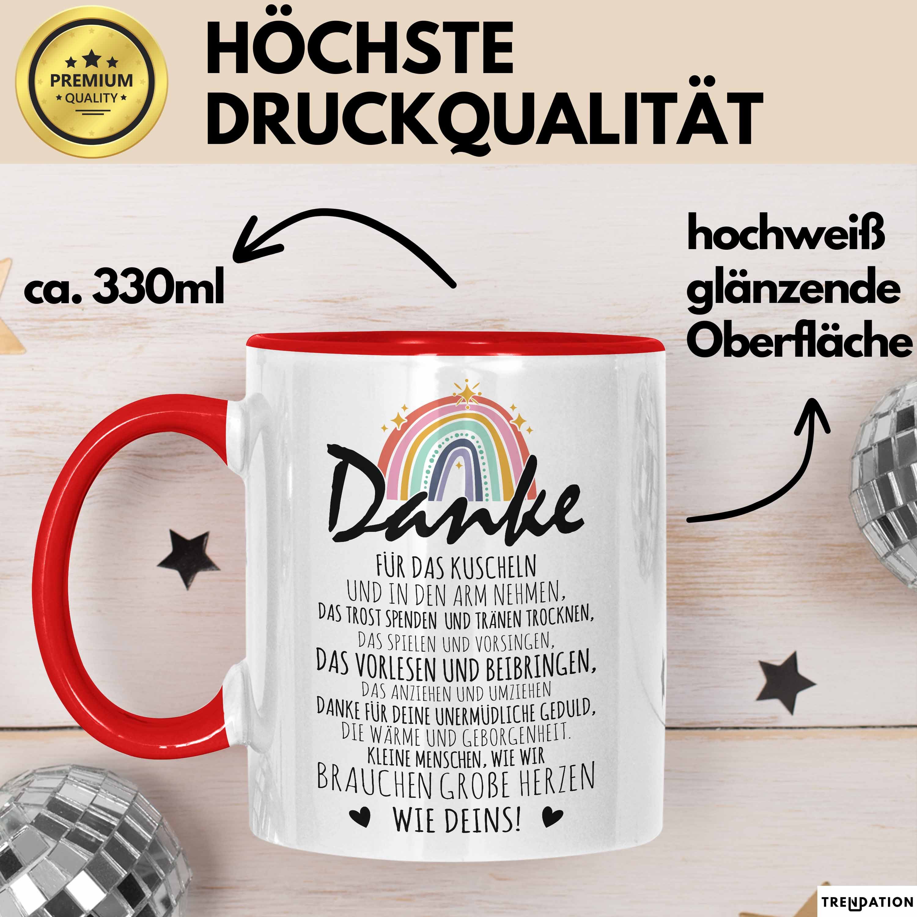 Trendation Tasse Erzieherin Abschiedsgeschenk Tasse Abschied Kindergarten Geschenkidee