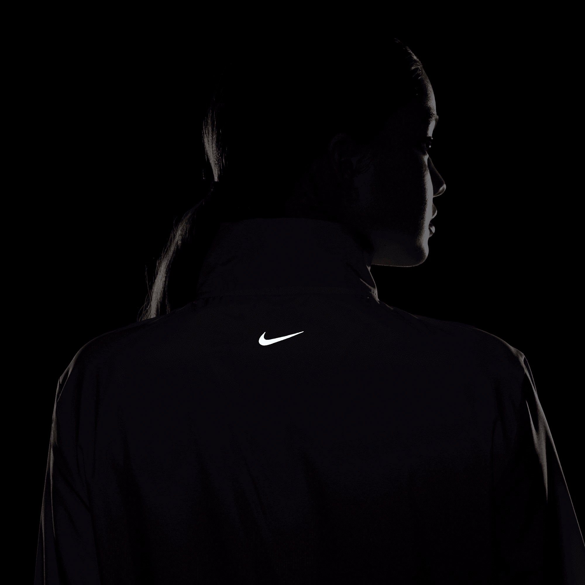 Nike Laufjacke Dri-FIT Women's Run Running Printed Jacket lila Swoosh