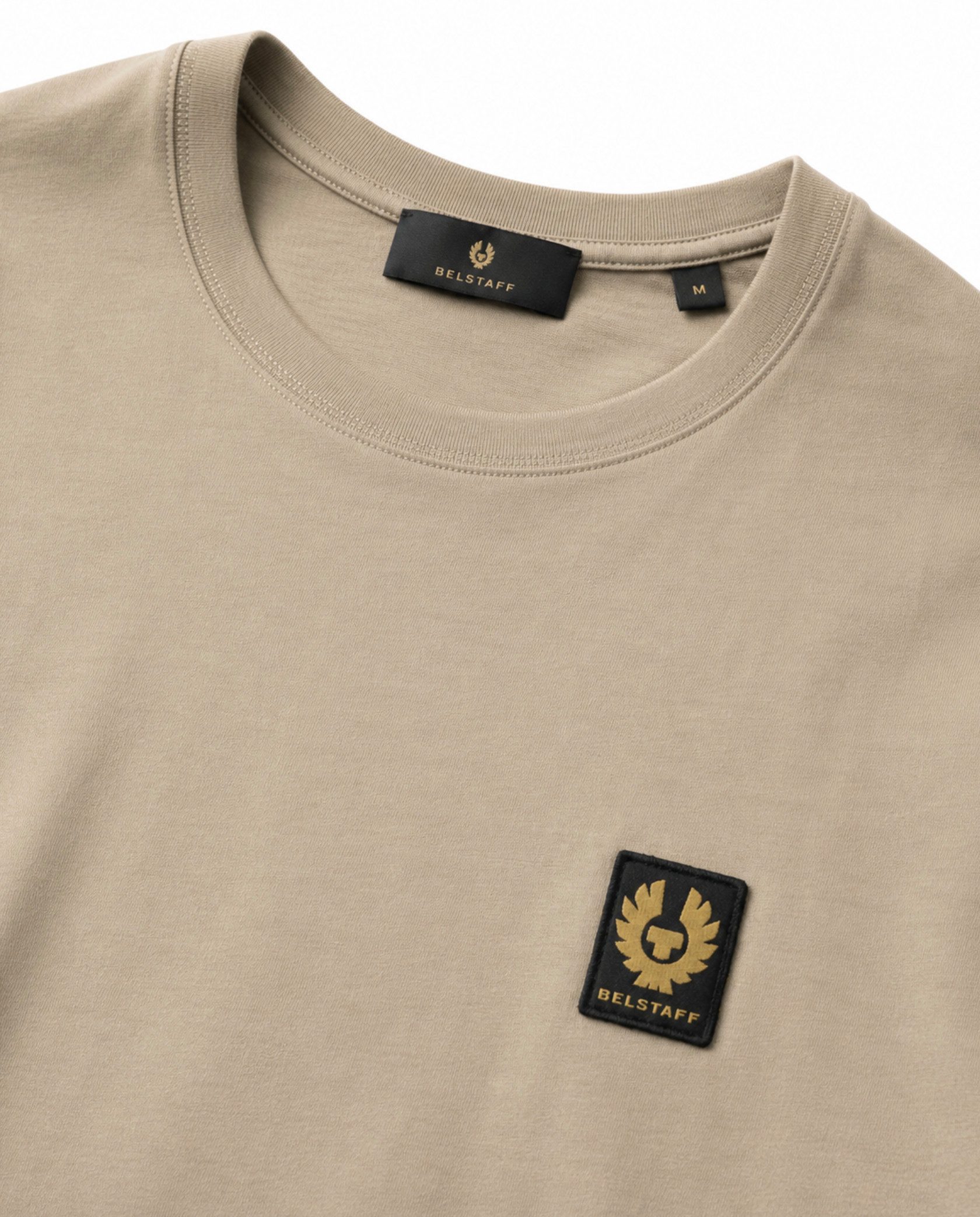 Belstaff T-Shirt Retro 1924 Phoenix Patch Regular Fit Shirt Gesticktem Rand versehener Phoenix-Patch auf der Brust – Bild 4 von 5