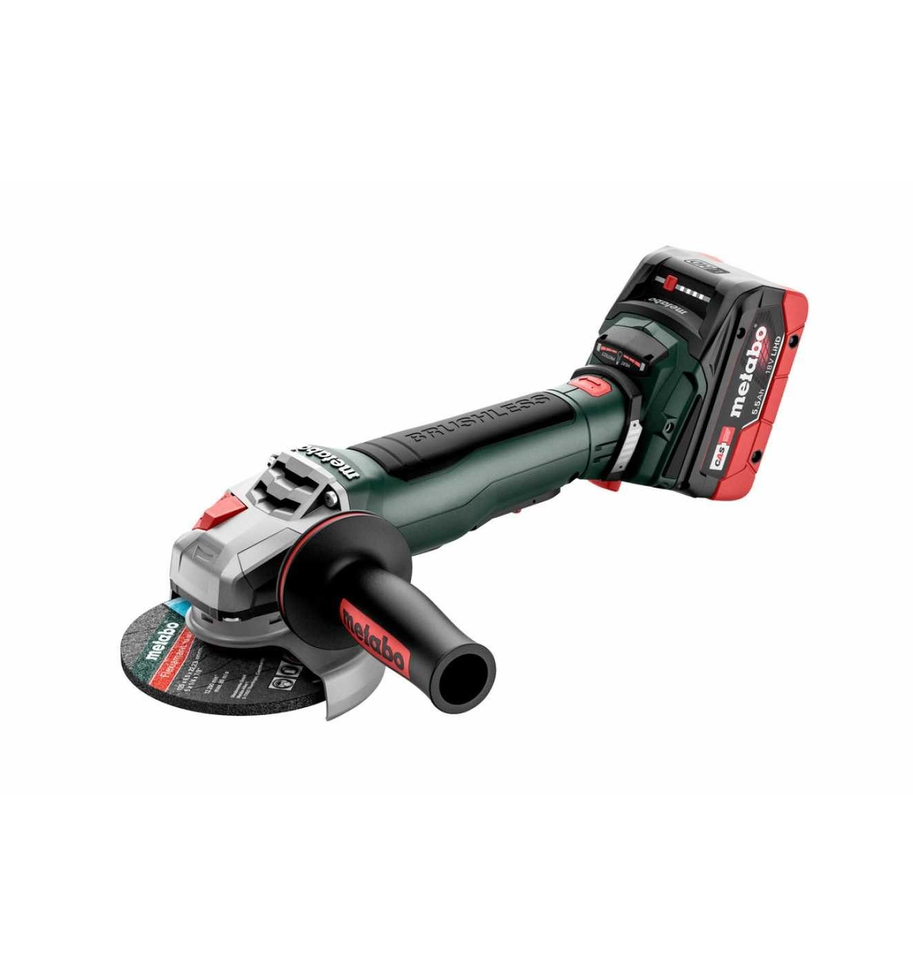 36-18 Quick, Professional max. und U/min, BL Akku-Winkelschleifer 24-230 Ladegerät Akkus LTX mit 6600 WPB Metabo