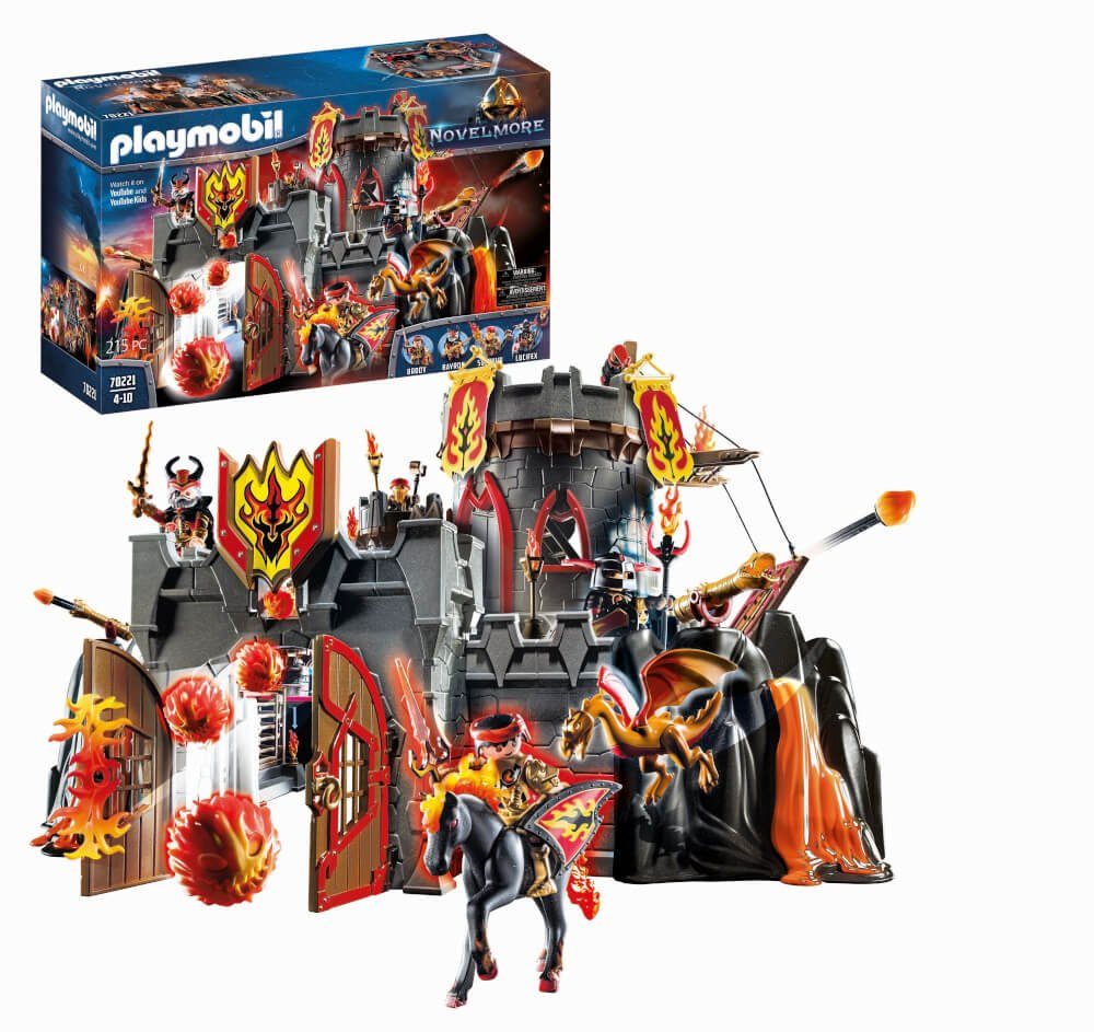 Playmobil® Novelmore - Festung der Burnham Raiders (70221) Konstruktions-Spielset, (214 St)