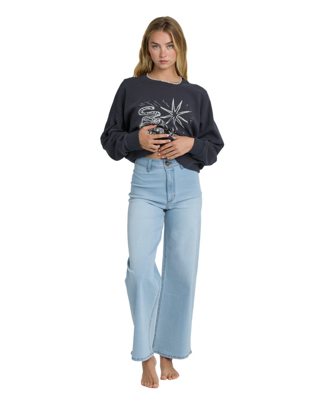 Billabong Weite Jeans Free Fall Indigo günstig online kaufen