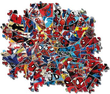 Clementoni® Puzzle Impossible Collection, Spiderman, 1000 Puzzleteile, Made in Europe, FSC® - schützt Wald - weltweit