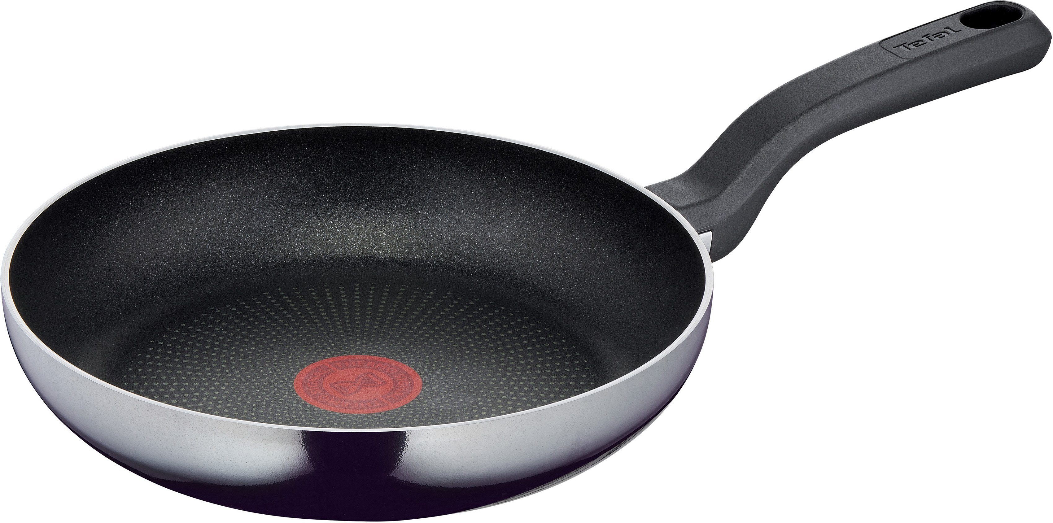 Tefal Bratpfanne Resist, sichere Titanium Antihaftversiegelung, Aluminium, Thermo-Signal bei idealer Brattemperatur, nicht induktionsgeeignet