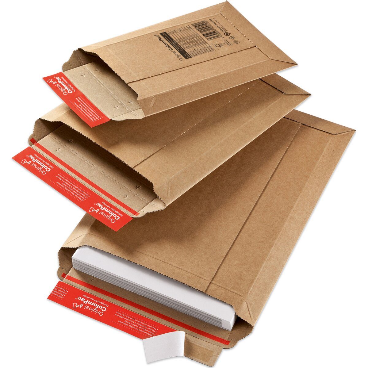 COLOMPAC Versandtasche Versandtasche CP 010.54 235x340x-35mm weiß