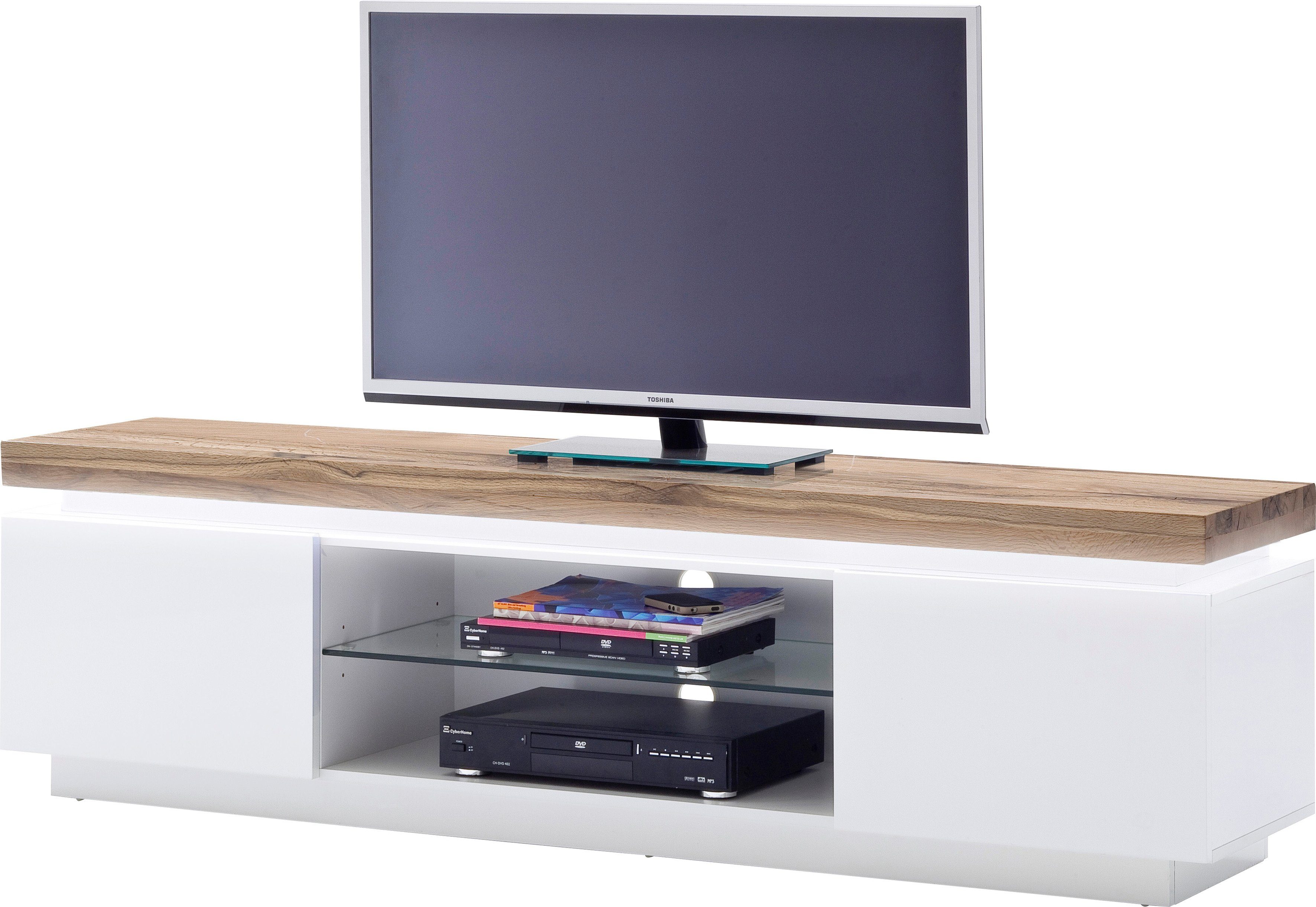 MCA furniture Lowboard Romina, mit LED günstig online kaufen