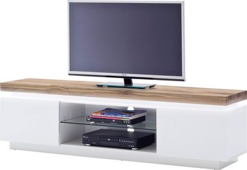 MCA furniture Lowboard Romina, mit LED Beleuchtung weiß dimmbar, inkl. Fernbedienung
