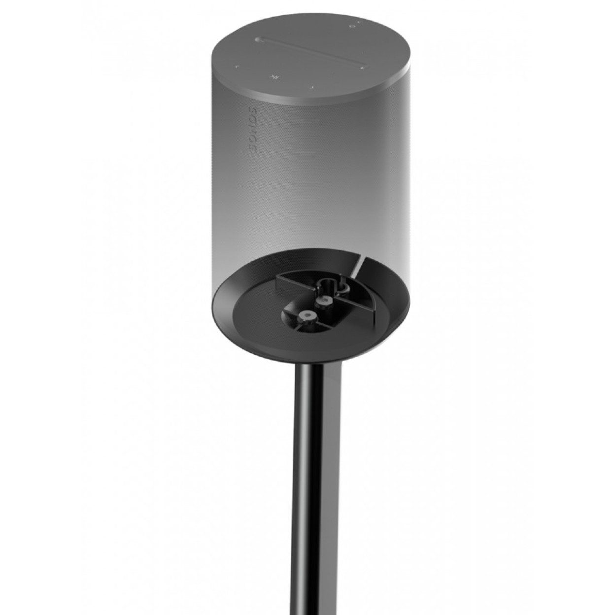 Flexson Lautsprecherständer Flexson ERA 100 Standfuß FLXE100FS1021EU Schwarz, (Ideale Positionierung für Hörerlebnisse im Sitzen)