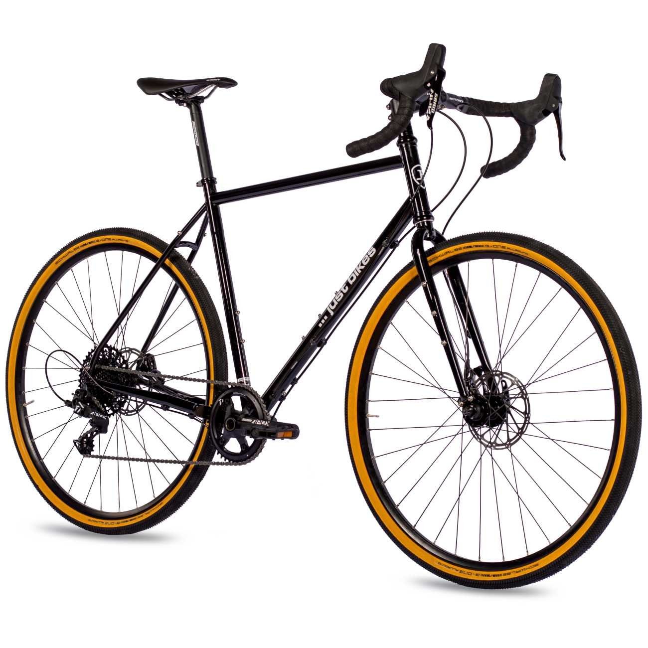 Airtracks Gravelbike Herren Gravel Bike 28 Zoll Fahrrad JB-02 Sram 1x 11 Gang Apex 1, Ritchey Komponenten - Schwarz - Rahmenhöhen 53cm - 57cm Modeljahr 2023