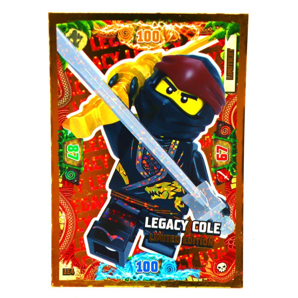 Blue Ocean Sammelkarte Lego Ninjago Karten Trading Cards Serie 6 - Die Insel (2021) - Gold, Ninjago Gold Karte - LE4