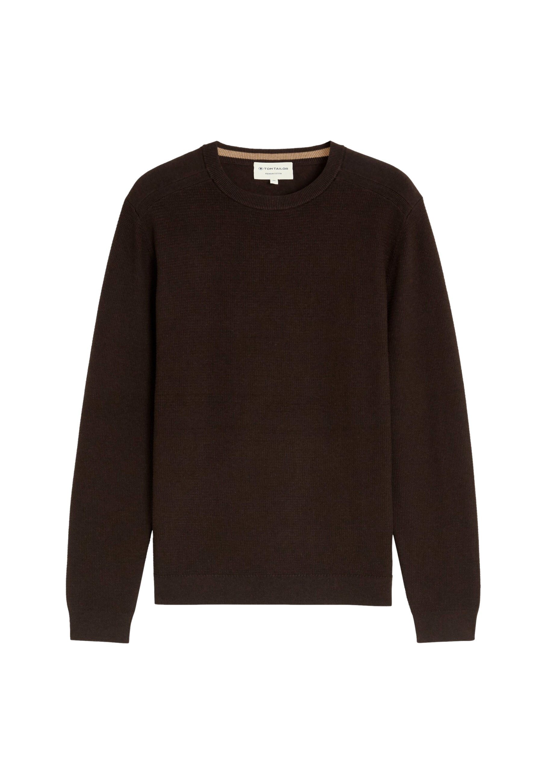 TOM TAILOR Strickpullover Pullover Strickpullover R-Neck (1-tlg)