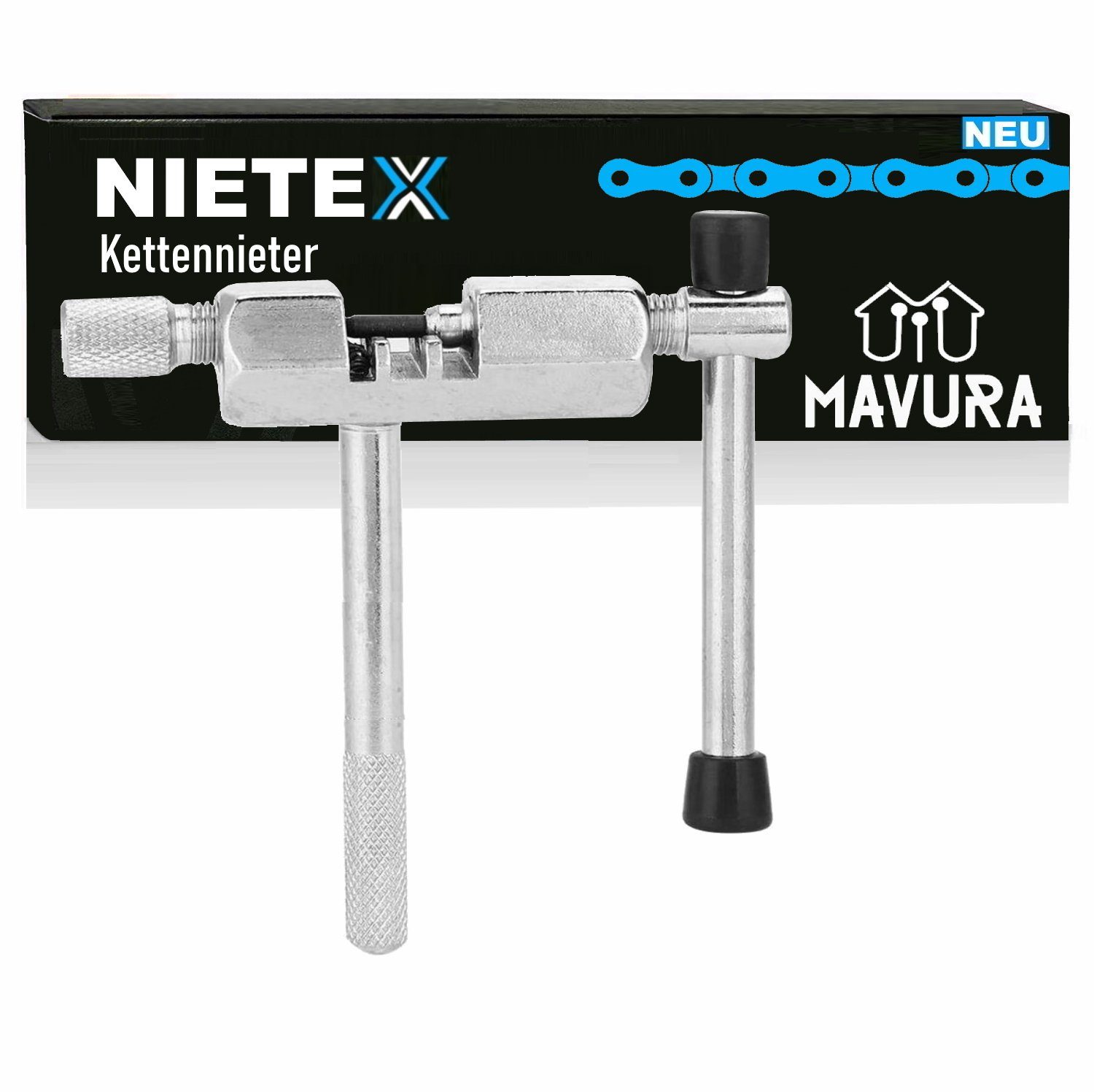 Kettennieter NIETEX Universal Kettenöffner Kettenschlüssel Fahrrad Ketten Nieter