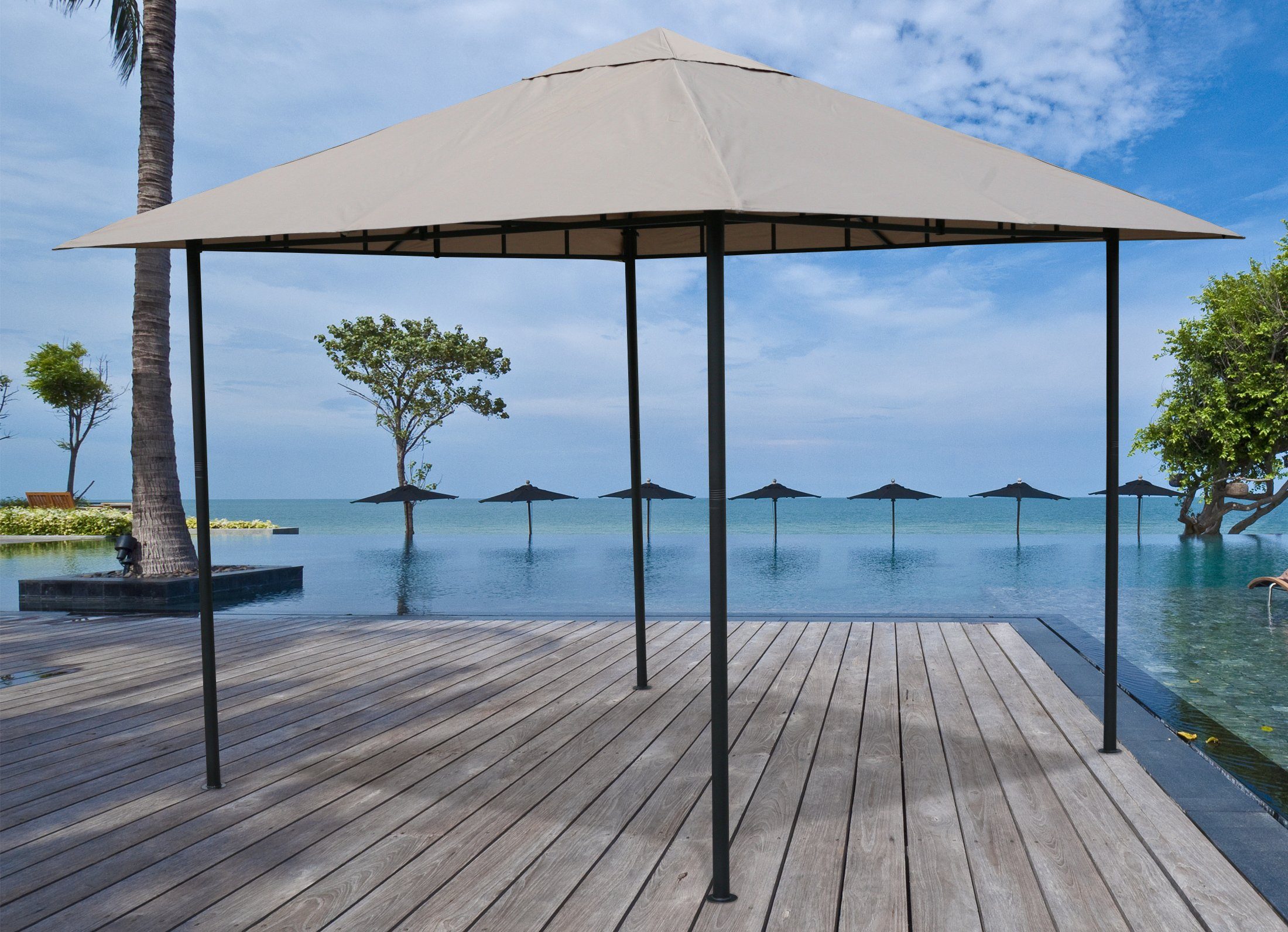 Grasekamp Pavillon Pavillon Amalfi Flex 3x3m