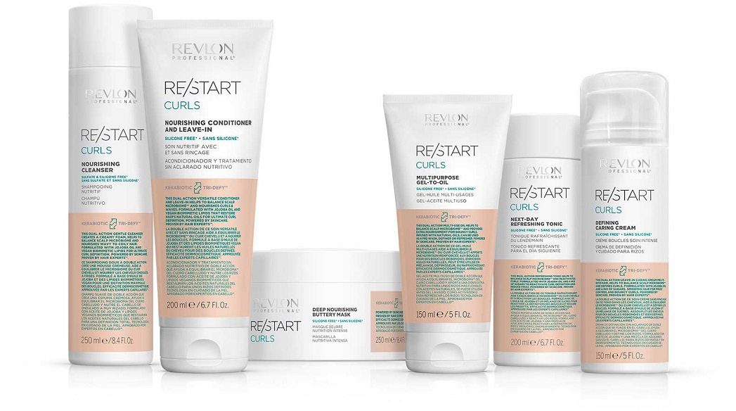 REVLON PROFESSIONAL Haarspülung RE/START CURLS NOURISHING CONDITIONER AND LEAVE-IN, Pflegt und spendet Feuchtigkeit für eine langanhaltende Locken.