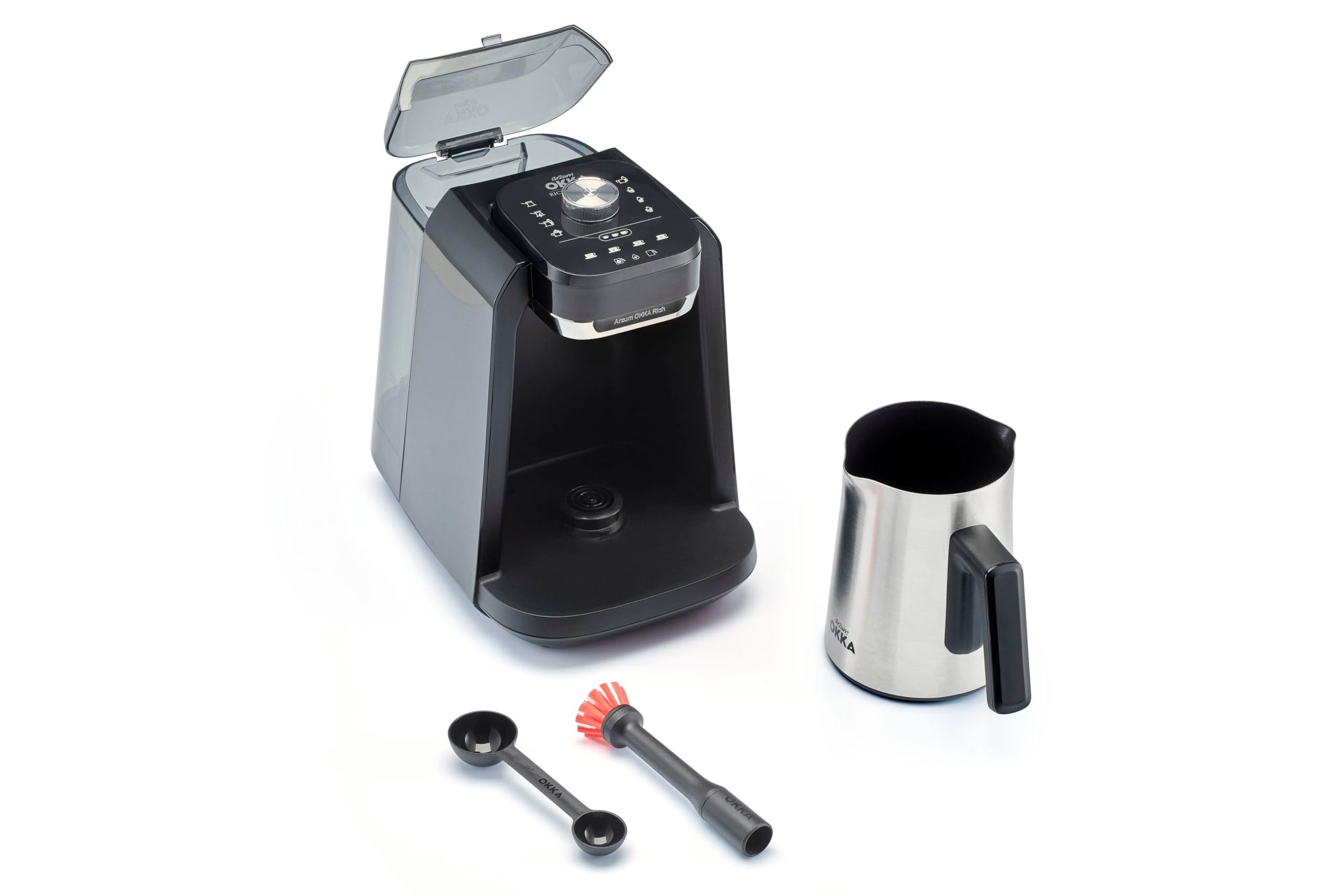 Arzum Kaffeevollautomat Rich Pro Plus, Moderne türkische Kaffeemaschine mit digitaler Steuerung