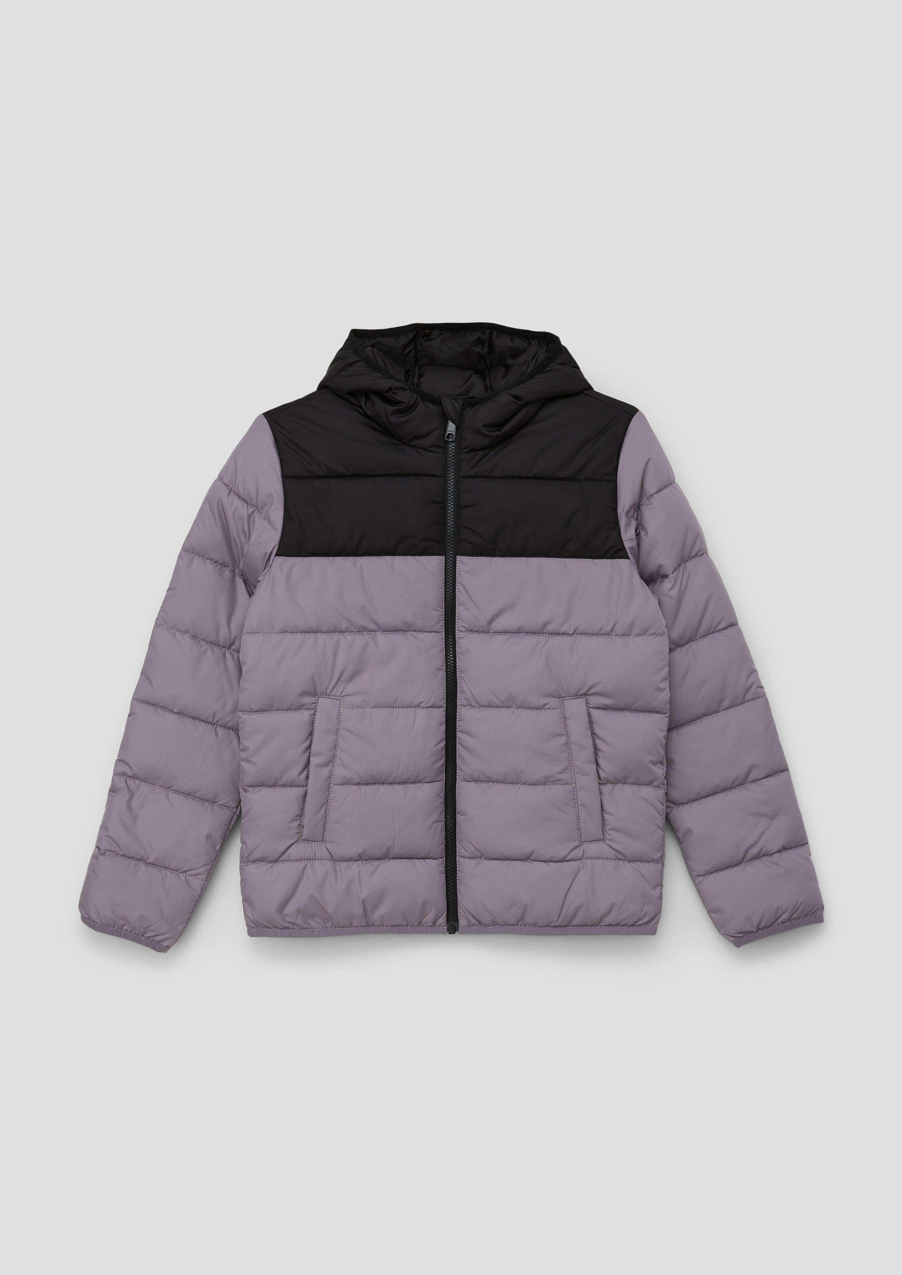 s.Oliver Outdoorjacke Steppjacke mit Kapuze