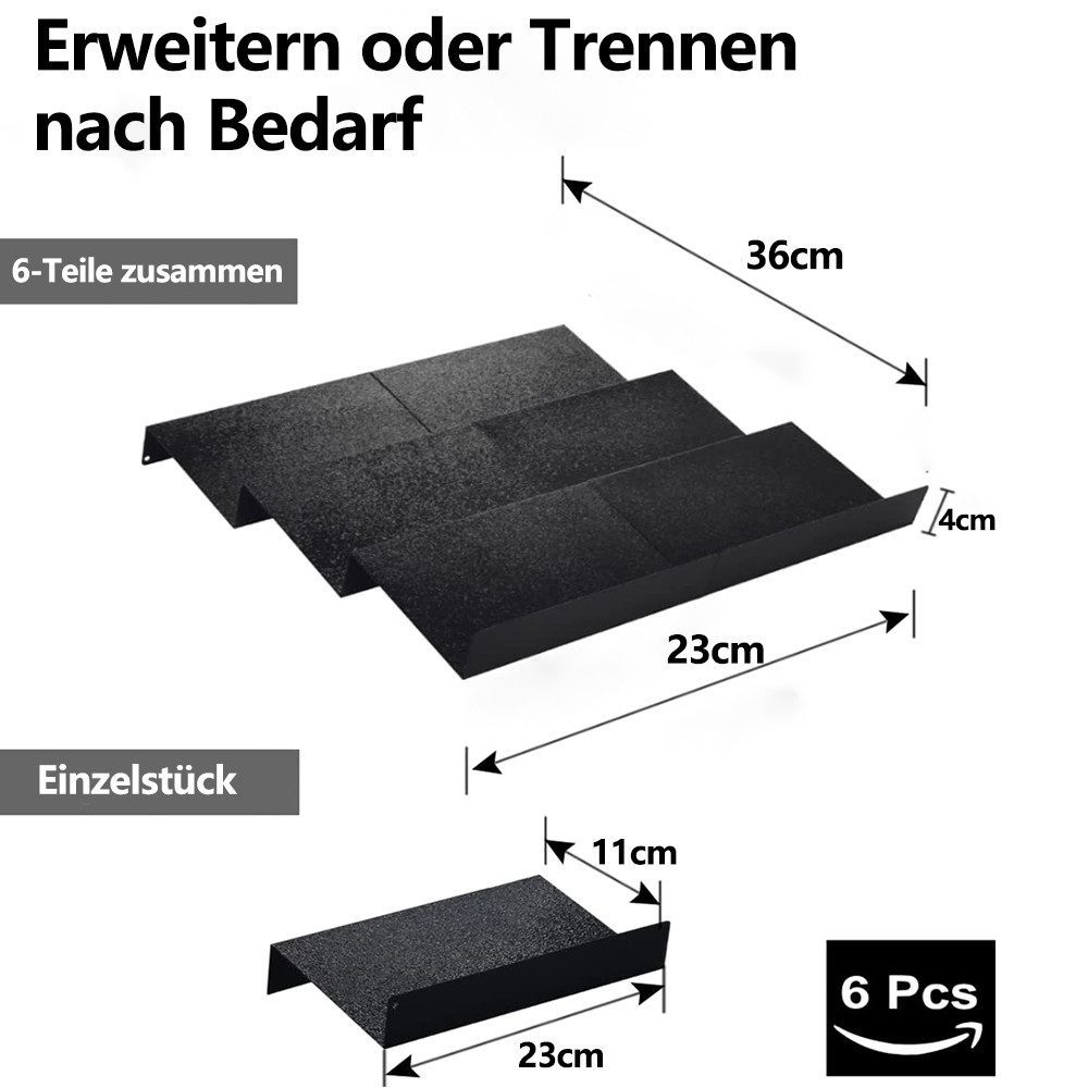 FOUORTUNATE-BEE Gewürzregal Gewürz Organizer Schublade, Patchworkable Gewürzregal Schublade