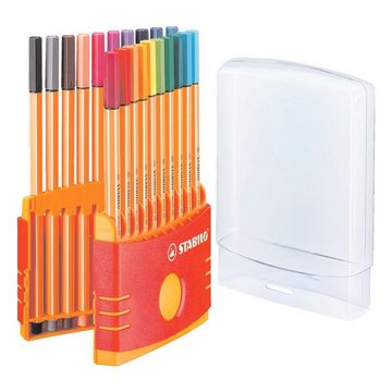 STABILO Fineliner point 88®-color parade, (20-tlg), Wasserfarben ohne Metallanteile, geruchsneutral