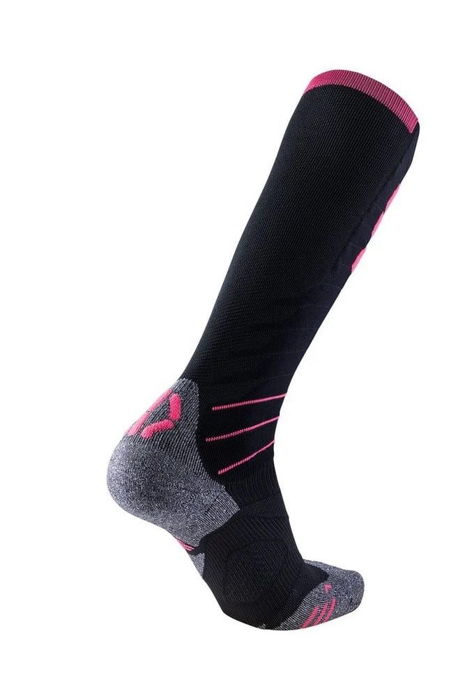 UYN Skisocken Ski Evo Race (dünn, schützend, aus Natex) schwarz/pink Damen- günstig online kaufen