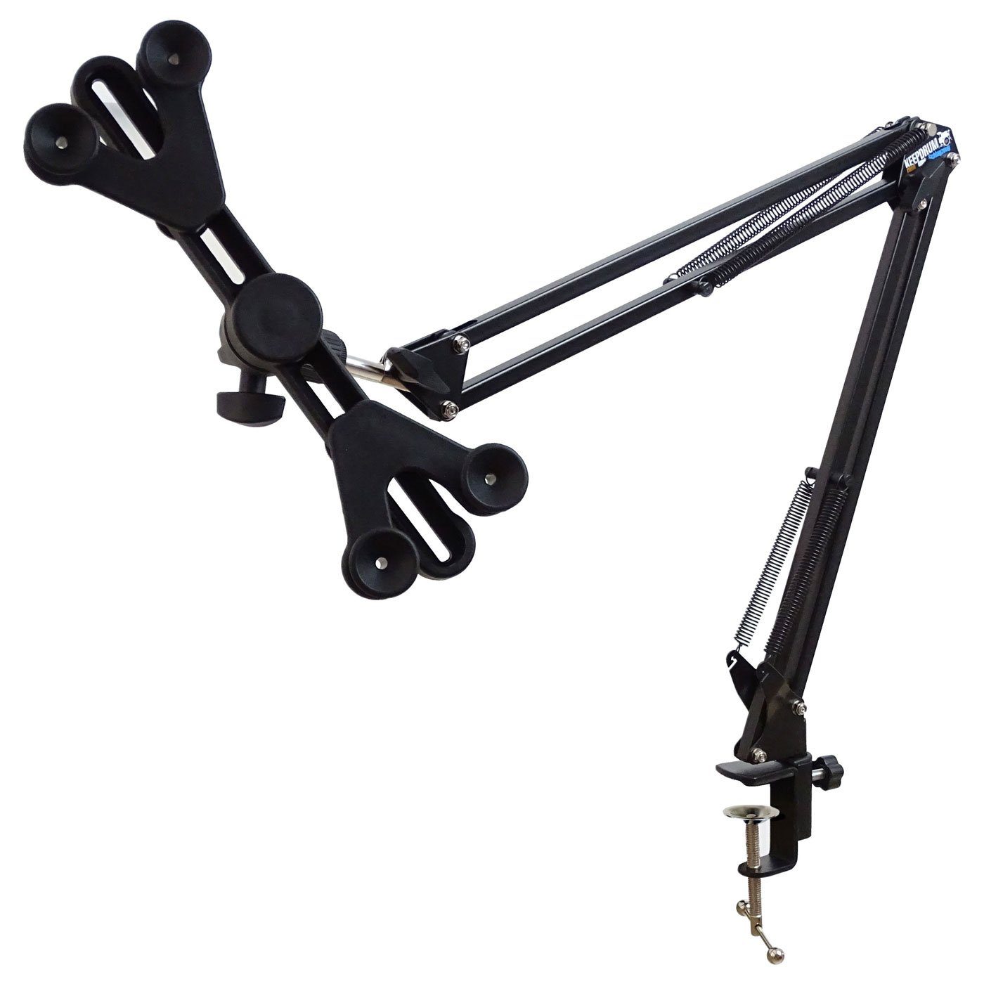 keepdrum keepdrum IPH02 Tablet Halter mit NB35 Tisch-Stativ Stativhalterung (Vorteils-Set mit Stativarm)