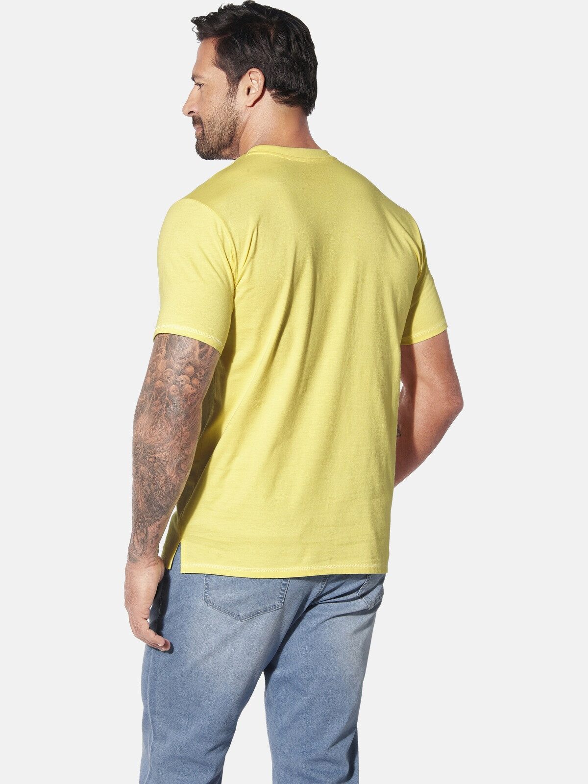 Jan Vanderstorm T-Shirt HEYFAR mit Naturmotiv günstig online kaufen