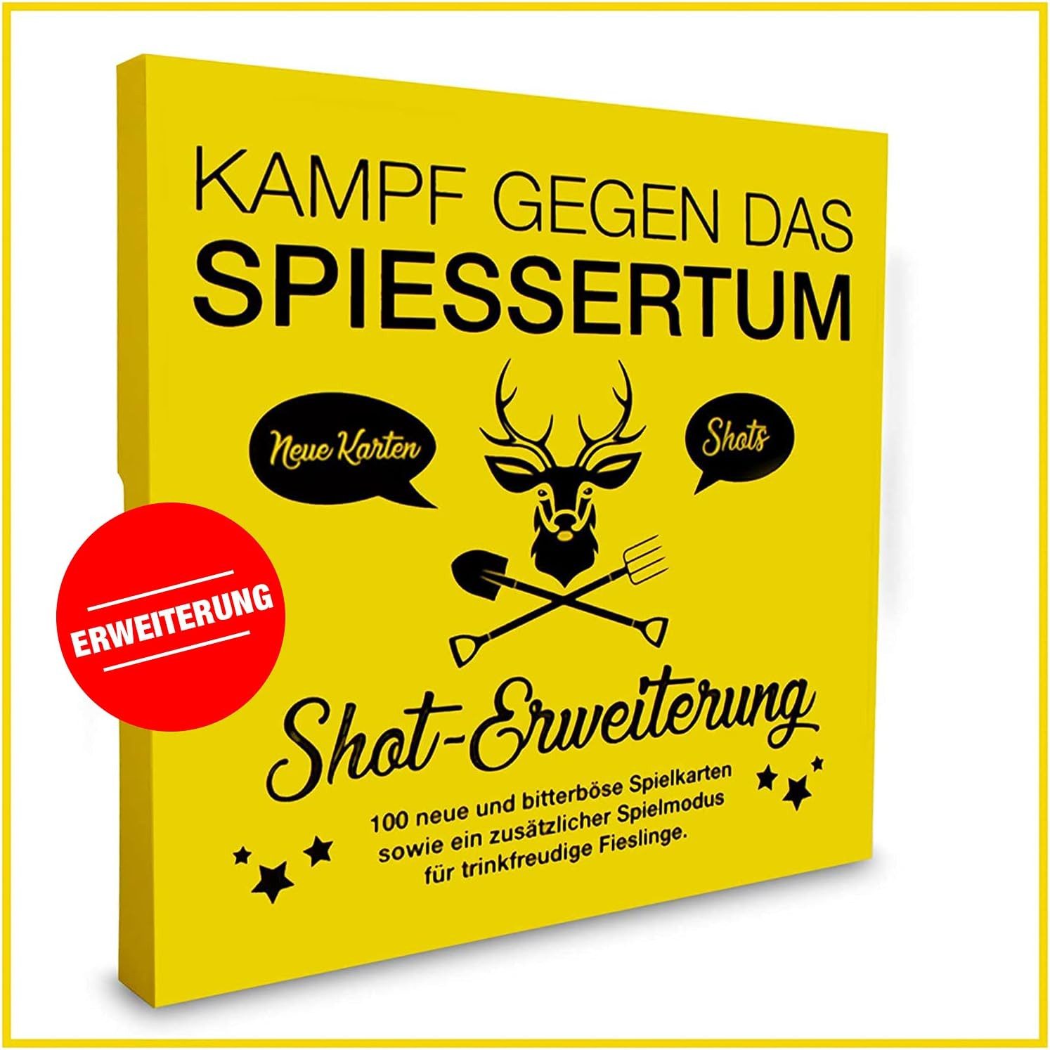 Kampfhummel Spiele Spiel Kampf gegen das Spießertum Shot-Erweiterung, Trinkspiel für Erwachsene, Erweiterung zum Hauptspiel