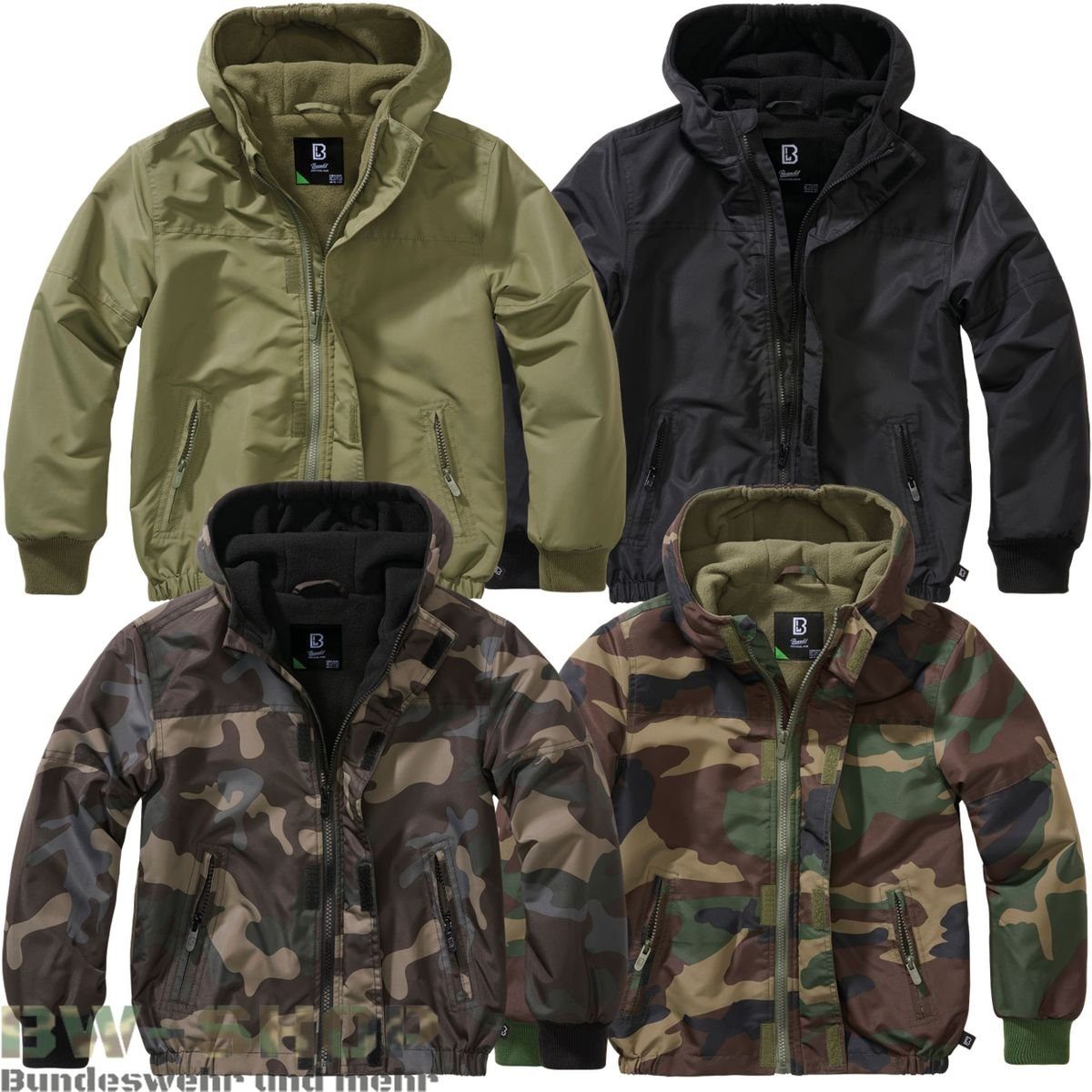 Brandit Windbreaker Brandit Kinder Windbreaker mit Zipper KIDS – Bild 4 von 4