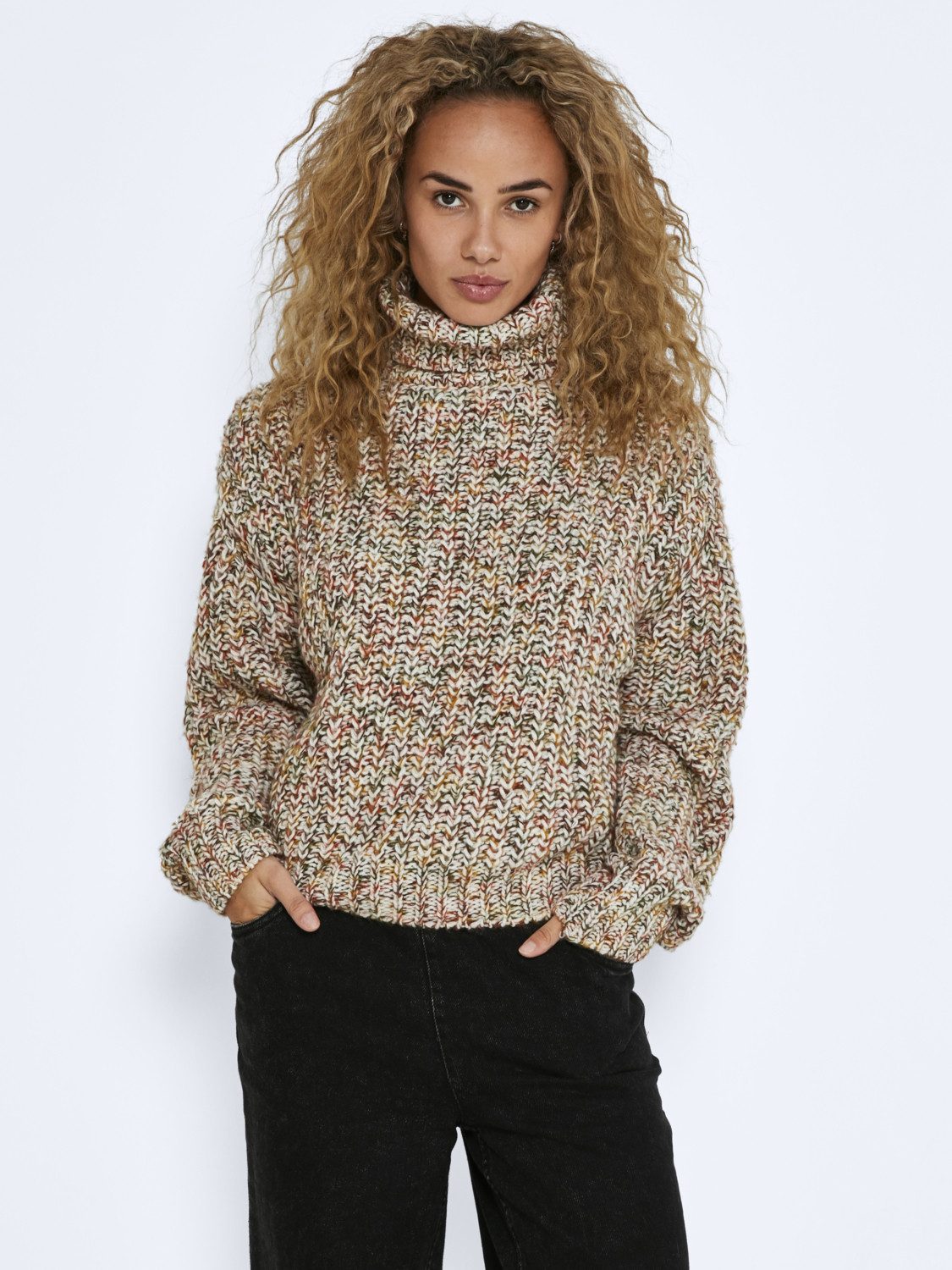 Noisy may Rollkragenpullover NMMARNEY L/S HIGH NECK KNIT FWD NOOS günstig online kaufen
