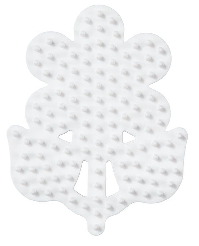 Hama Perlen Bügelperlen Stiftplatte kleine Blume für Bügelperlen Midi 8x6,5cm, (1-tlg)