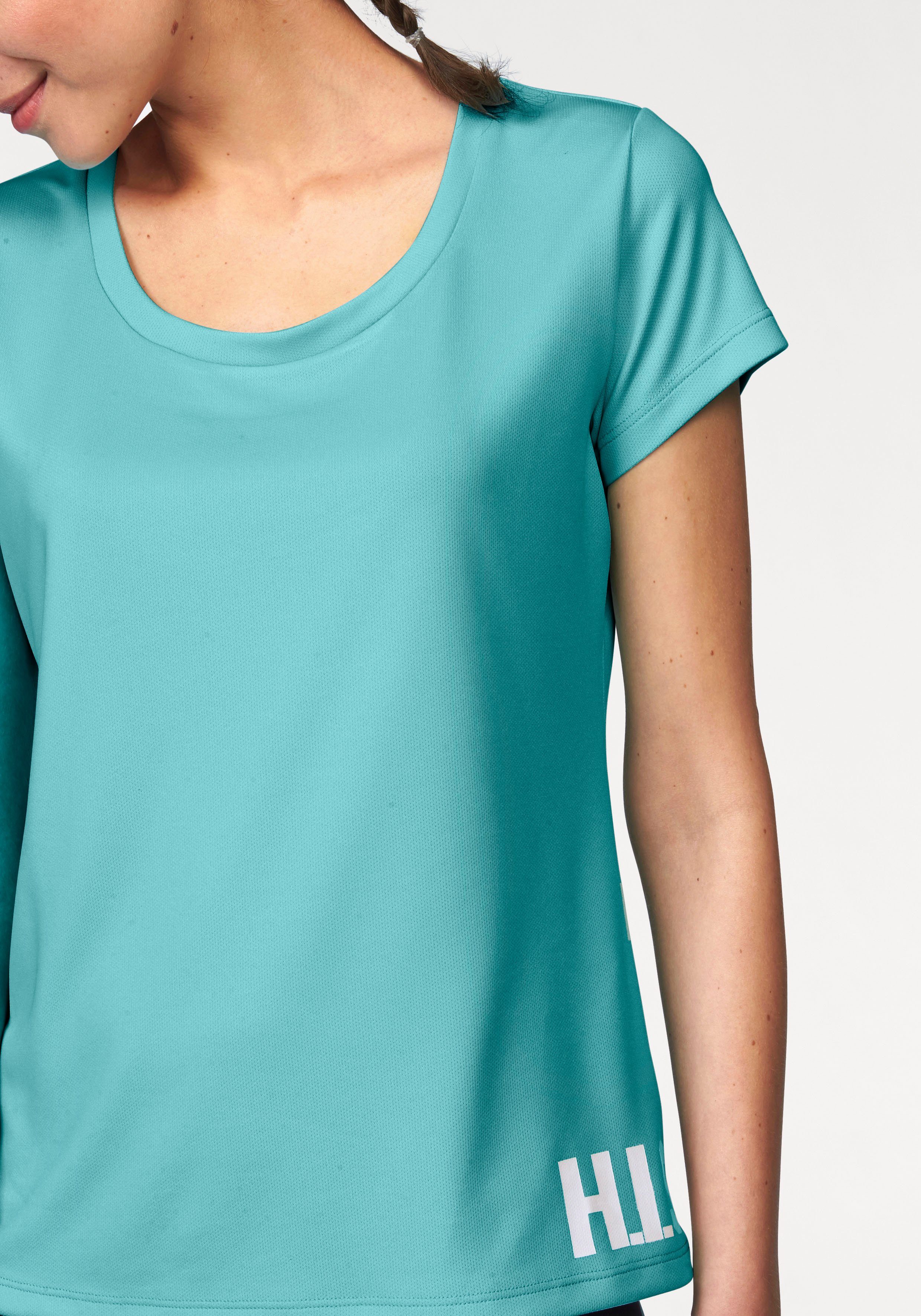 H.I.S Funktionsshirt (Spar-Set, 2er-Pack) figurbetonter Schnitt, sportlicher Look, mit trendigem Logodruck