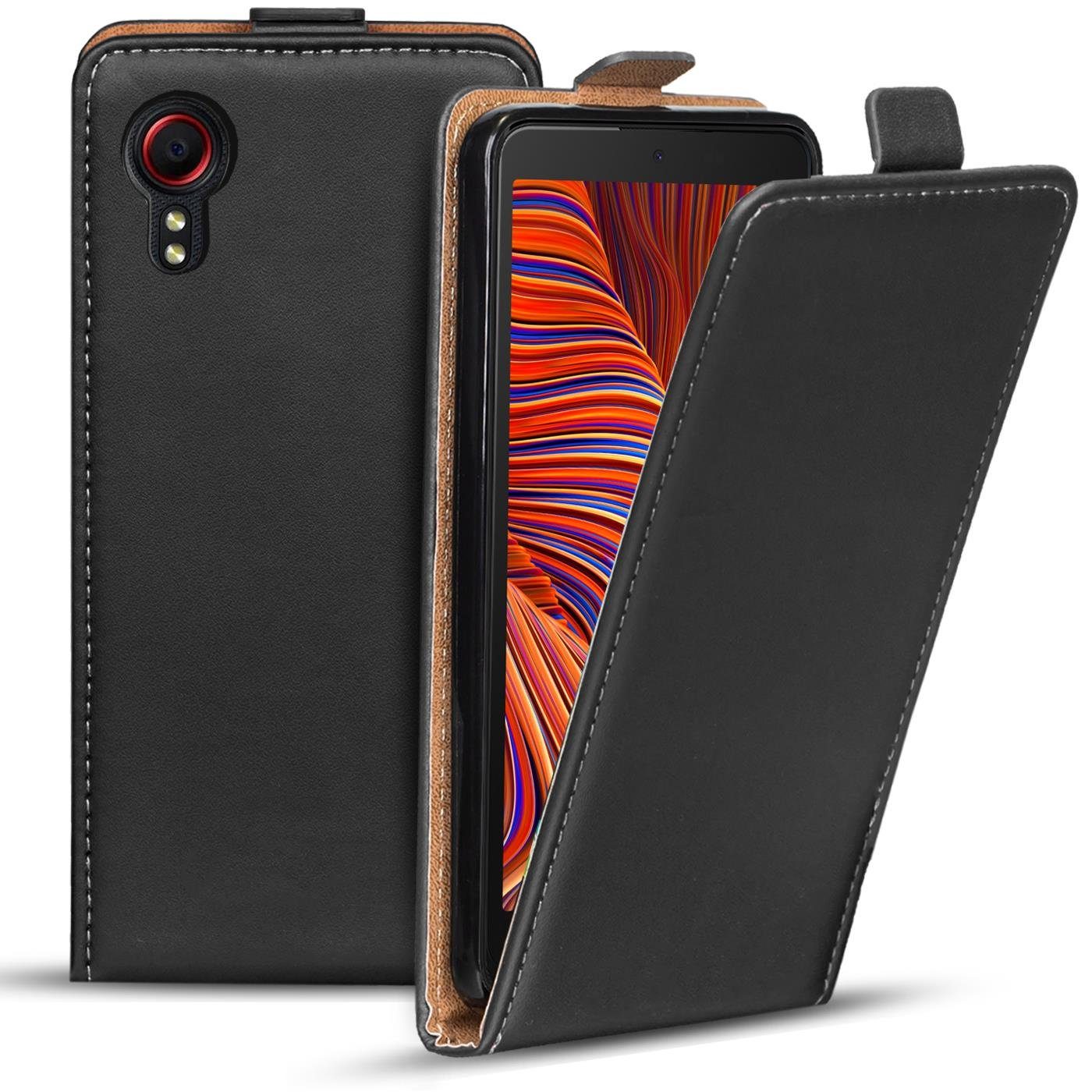 CoolGadget Handyhülle Flip Case Handyhülle für Samsung Galaxy XCover 5 5,3 Zoll, Hülle Klapphülle Schutzhülle Flipstyle Cover Tasche