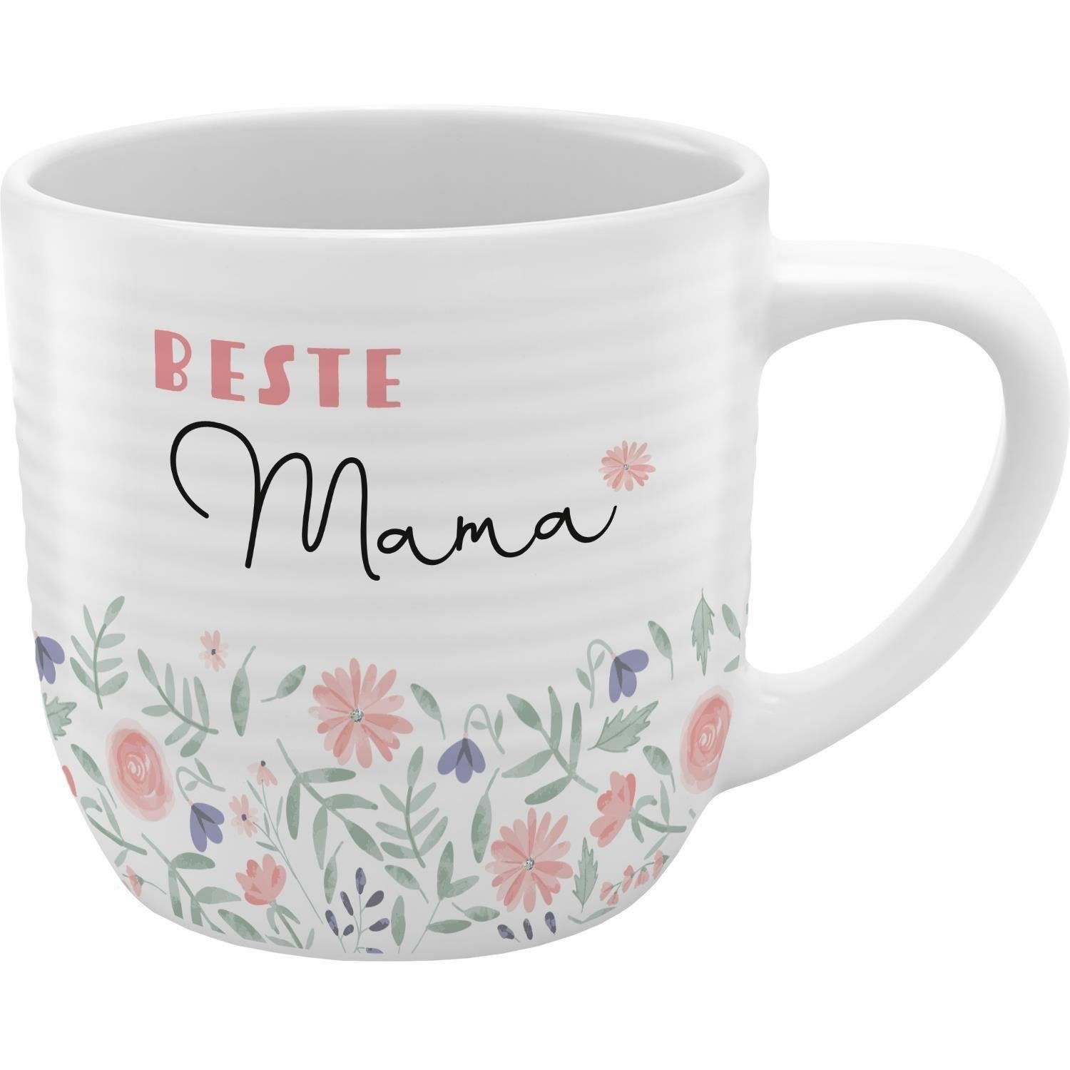 Tasse Tasse Rillen Motiv "Mama"