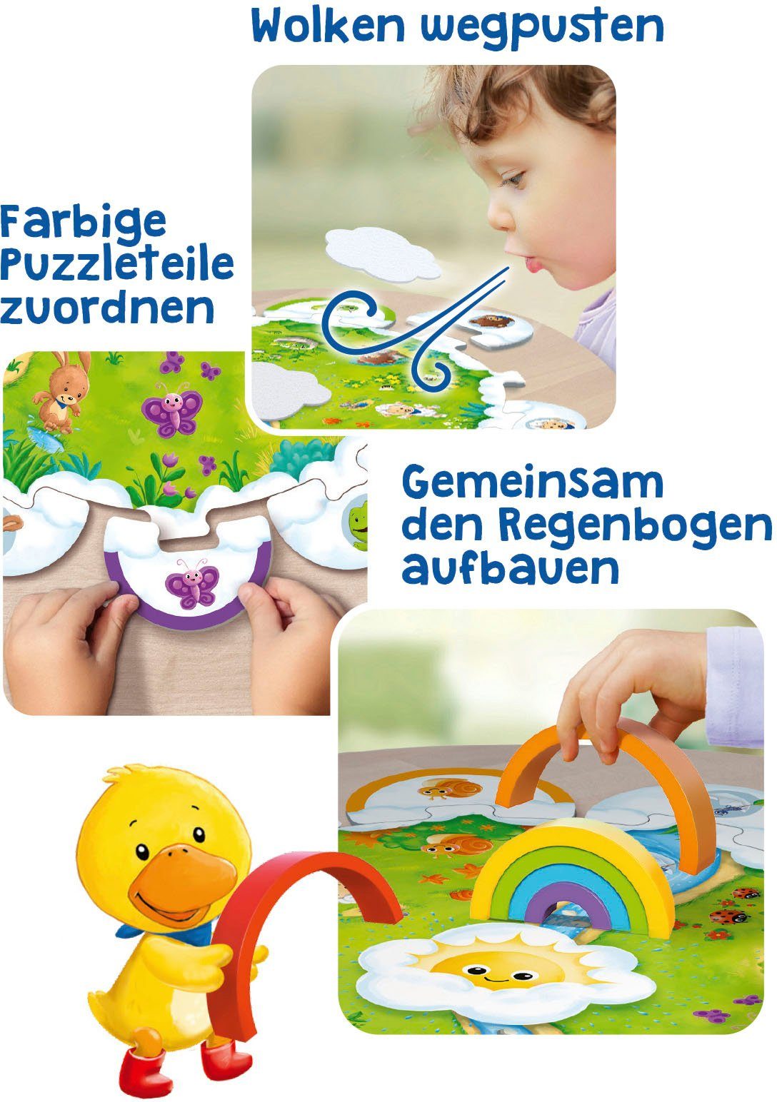 Ravensburger Spiel ministeps: Emils buntes Regenbogen-Spiel, Kinderspiel