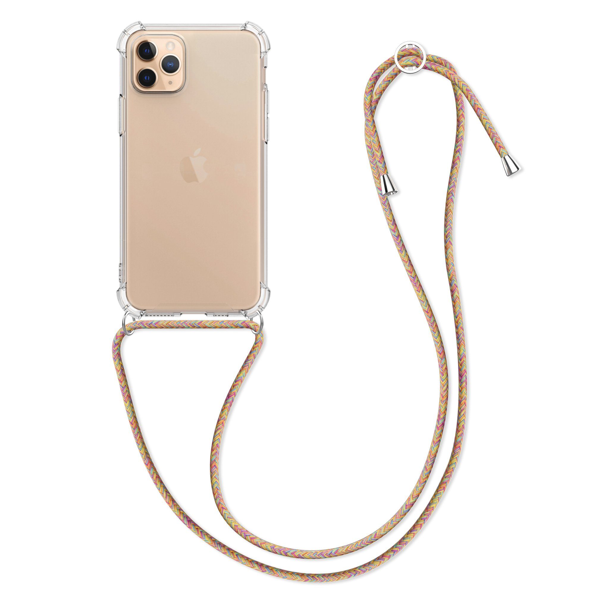 kwmobile Etui Necklace Case für Apple iPhone 11 Pro, Hülle Silikon mit Handykette - Band Handyhülle