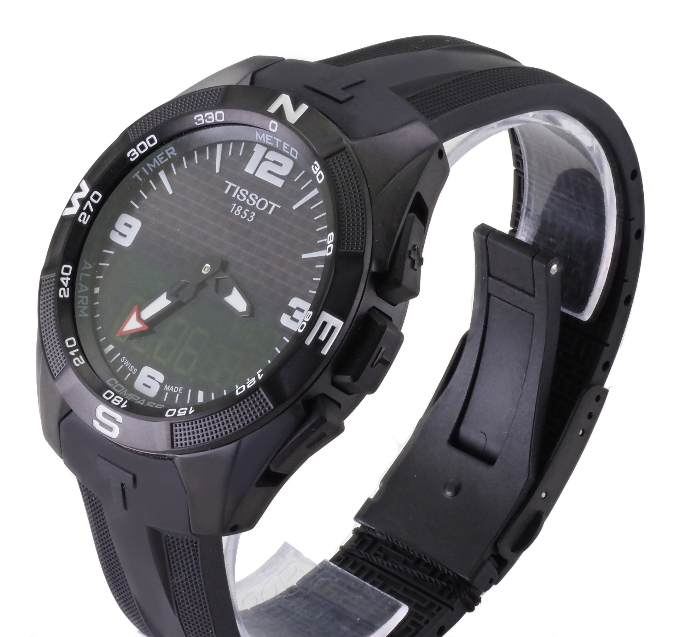 Tissot Solaruhr schweizer Herren Uhr 45 mm Ø T-Touch T0914204705701, Saphirglas