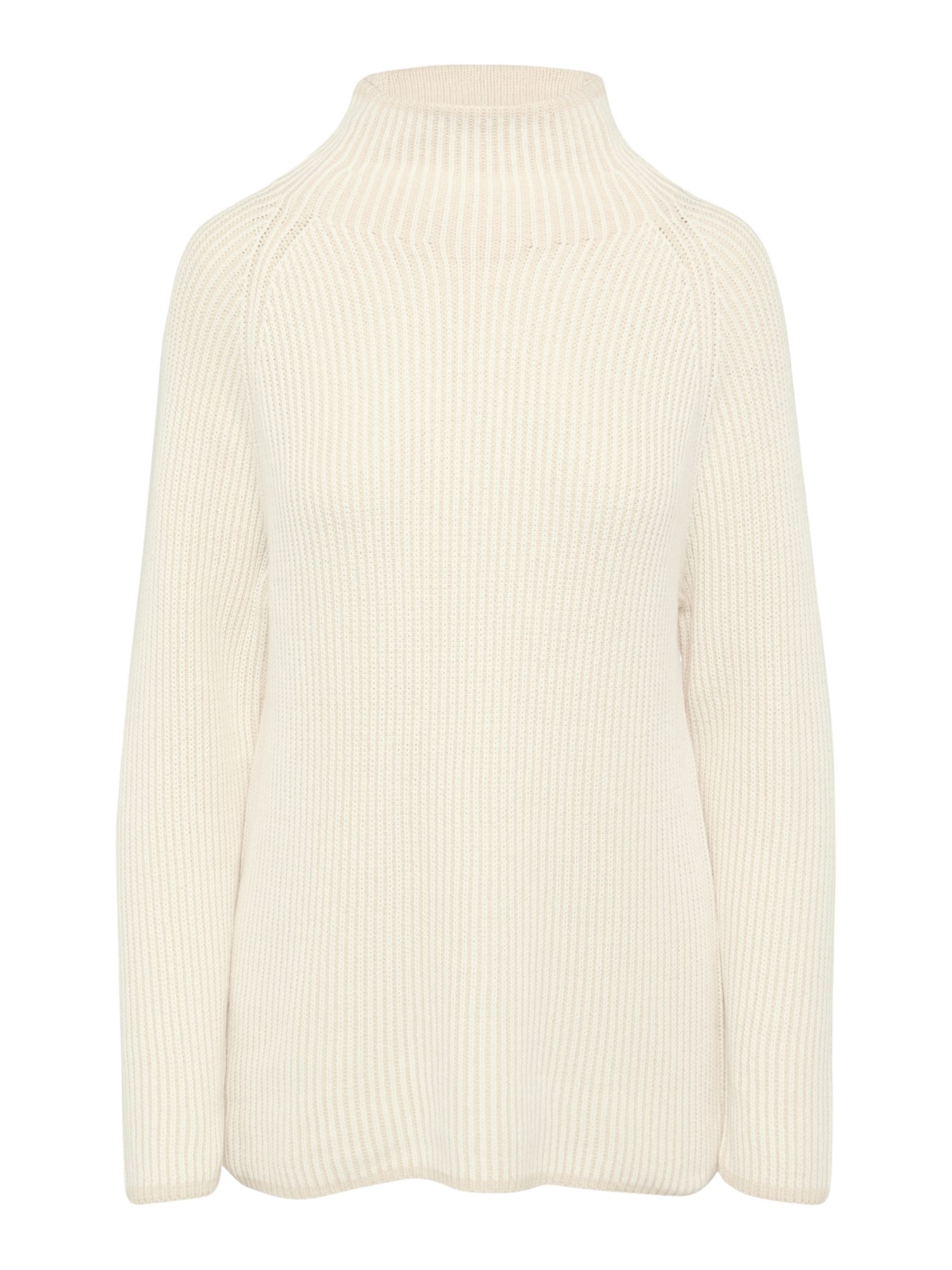 s.Oliver Strickpullover natur,Basic,Baumwolle,Strukturiert,Stehkragen,Lang,Regular Fit. € 21,99