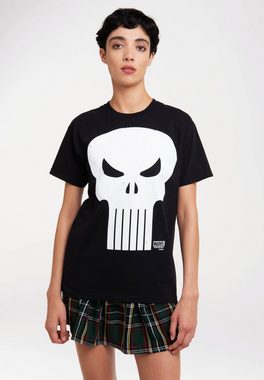LOGOSHIRT T-Shirt Marvel Comics - Punisher mit lizenziertem Print