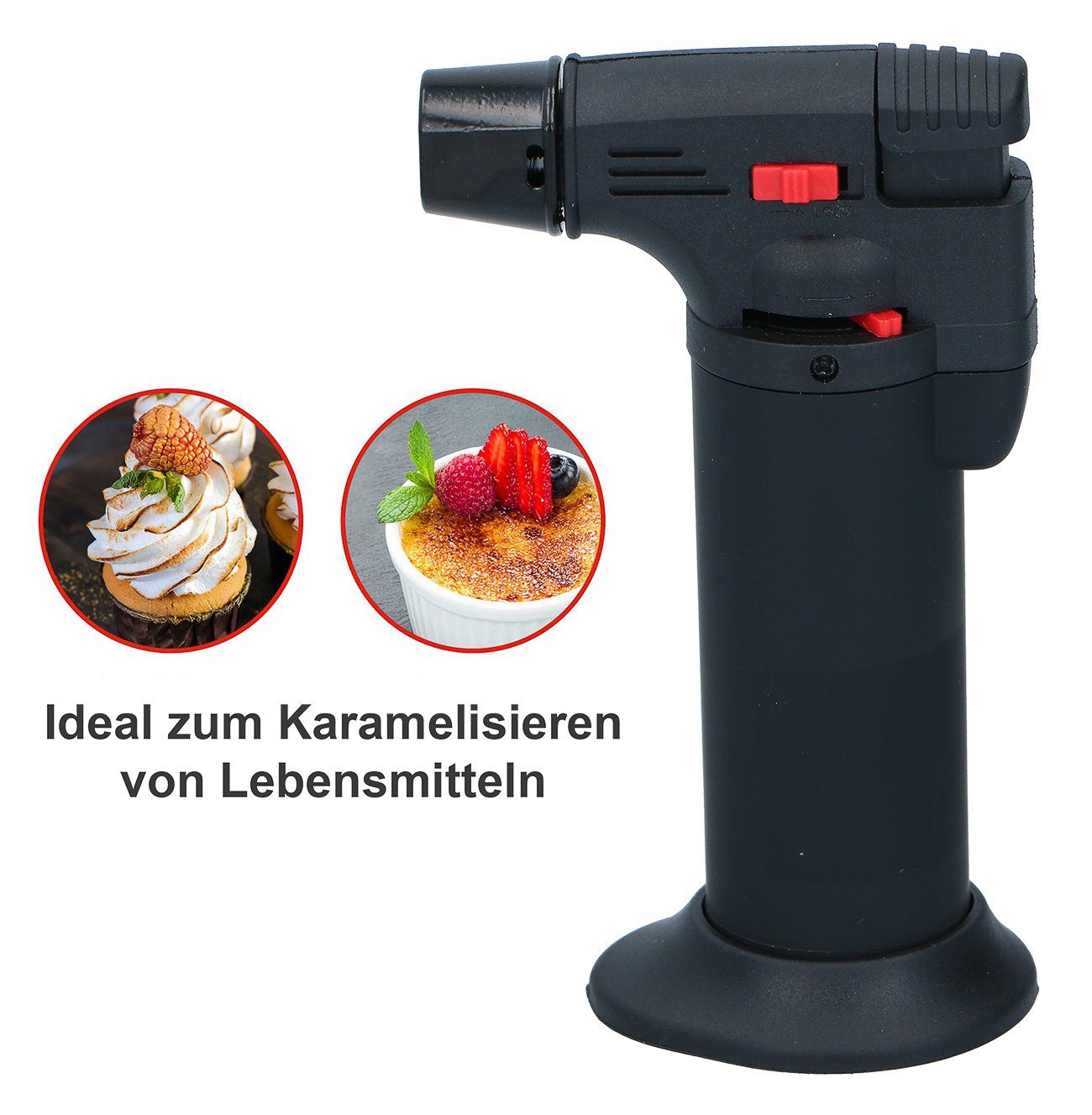 Bubble-Store Flambierbrenner Creme Brulee Brenner, Nachfüllbar