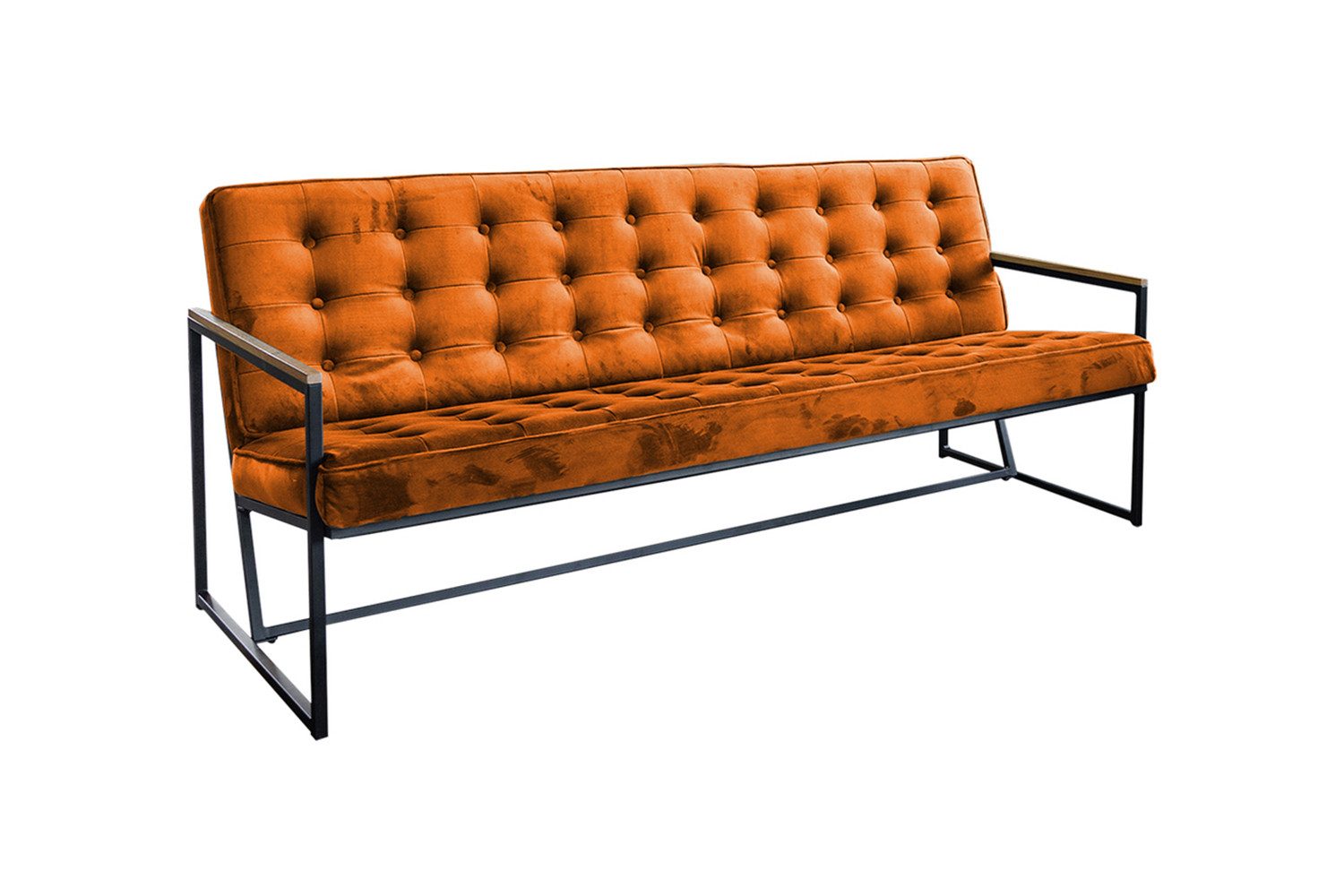 KAWOLA Sofa ARLY, Polsterbank Velvet verschiedene Farben