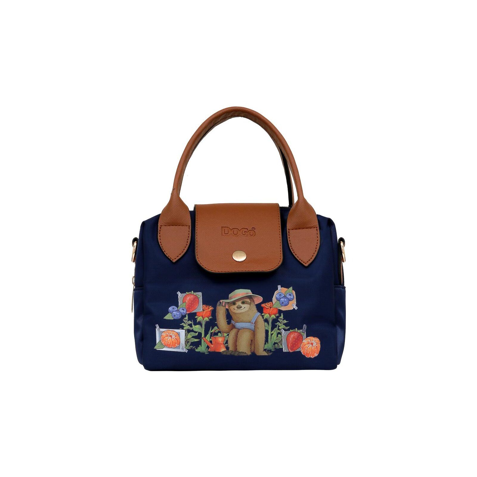 DOGO Handtasche Fontana Shopper-Tasche Sloth Gardener Damen Schultertasche, Handgefertigt